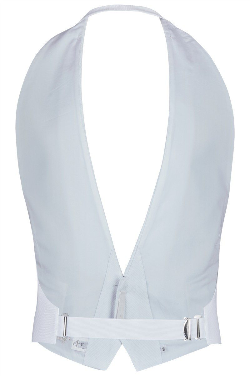 Wilvorst Anzugweste Wilvorst CLASSICs Herren Frack-Weste Classic-Fit Weiß