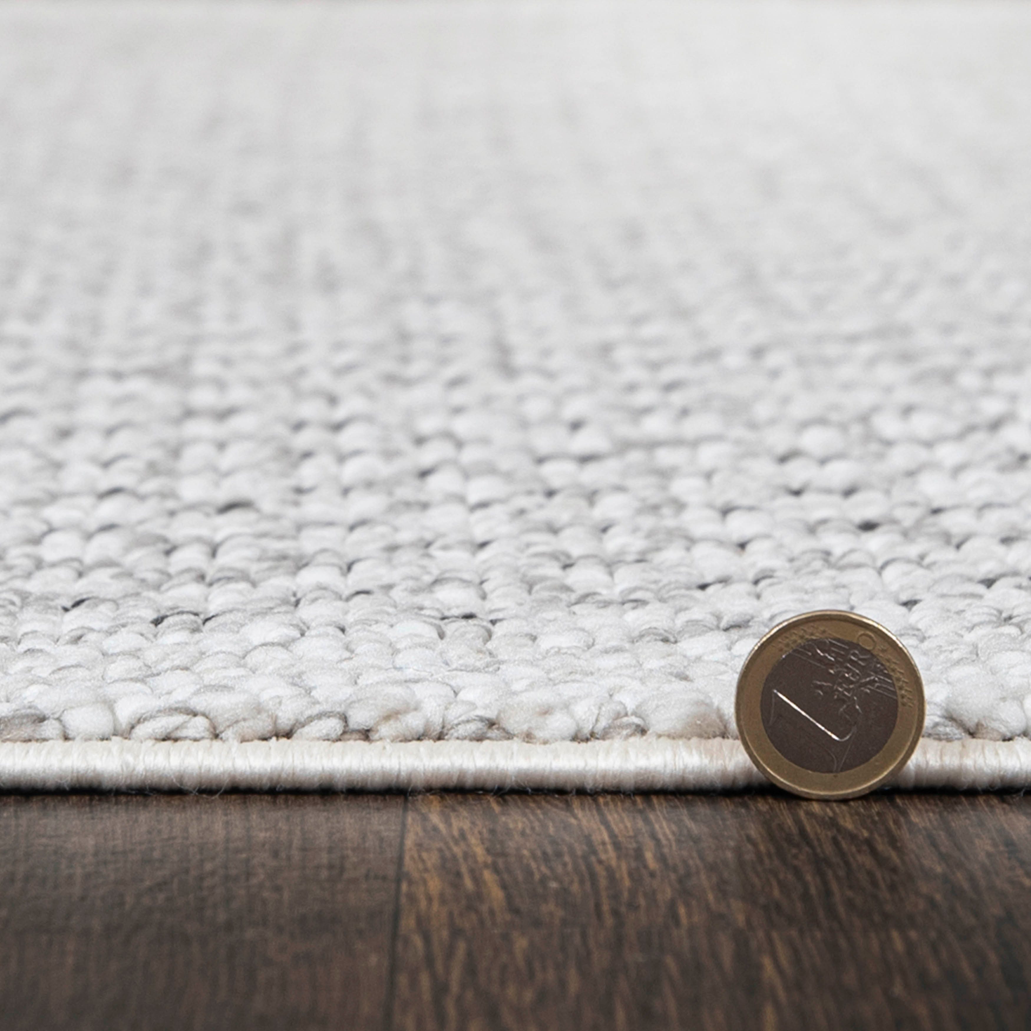 Mazovia Designteppich Modern Weich Minimalist Teppich für Wohnzimmer - Neutralfarben Teppich, 120 x 170 cm, Fußbodenheizung – Bild 5 von 5