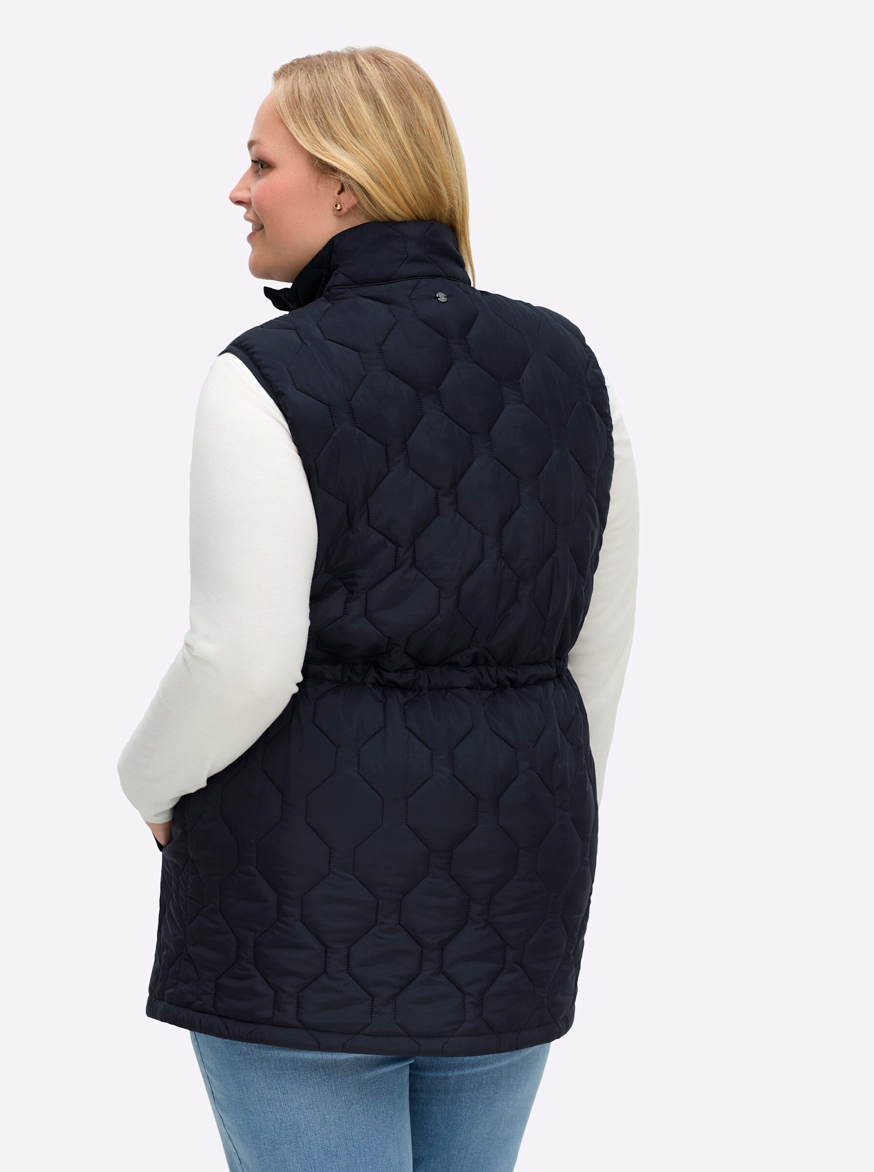 Sheego Jerseyweste Steppweste . günstig online kaufen