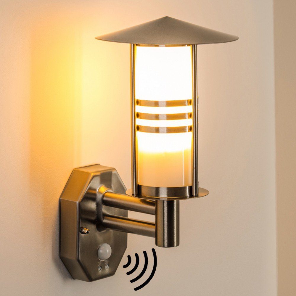 hofstein Außen-Wandleuchte »Latiano« Außenwandlampe aus Edelstahl günstig online kaufen