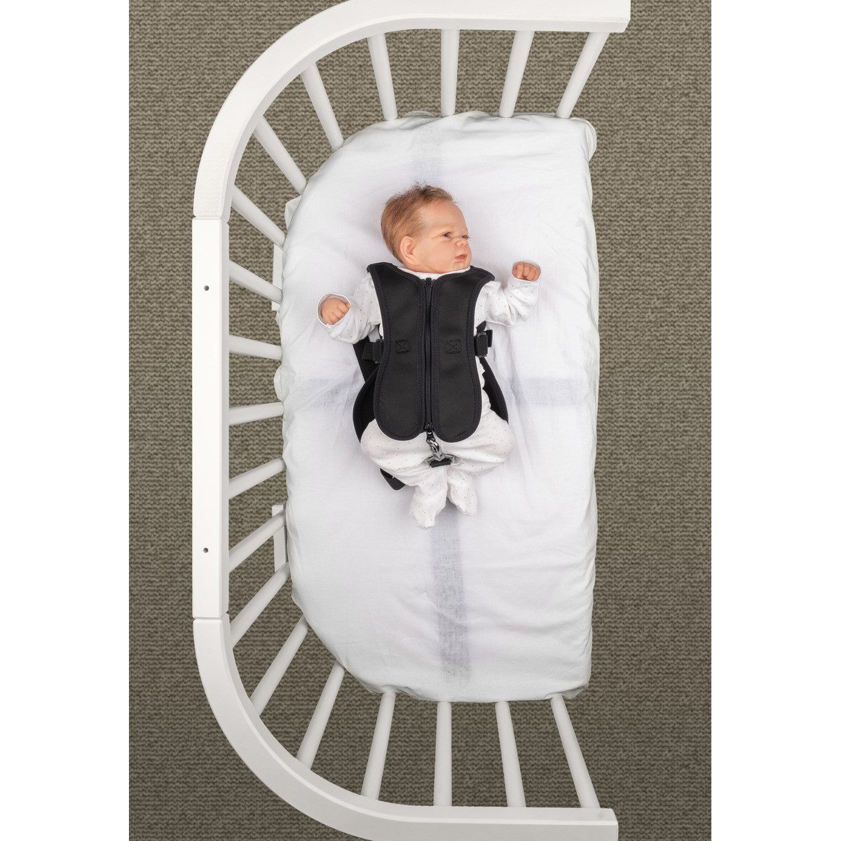 Crown Bubble Sleep Well Unisex Kinder Beistellbett Befestigung, Weste, Sicherheitsweste, Co-Sleep-Weste, Sicherheitszubehör