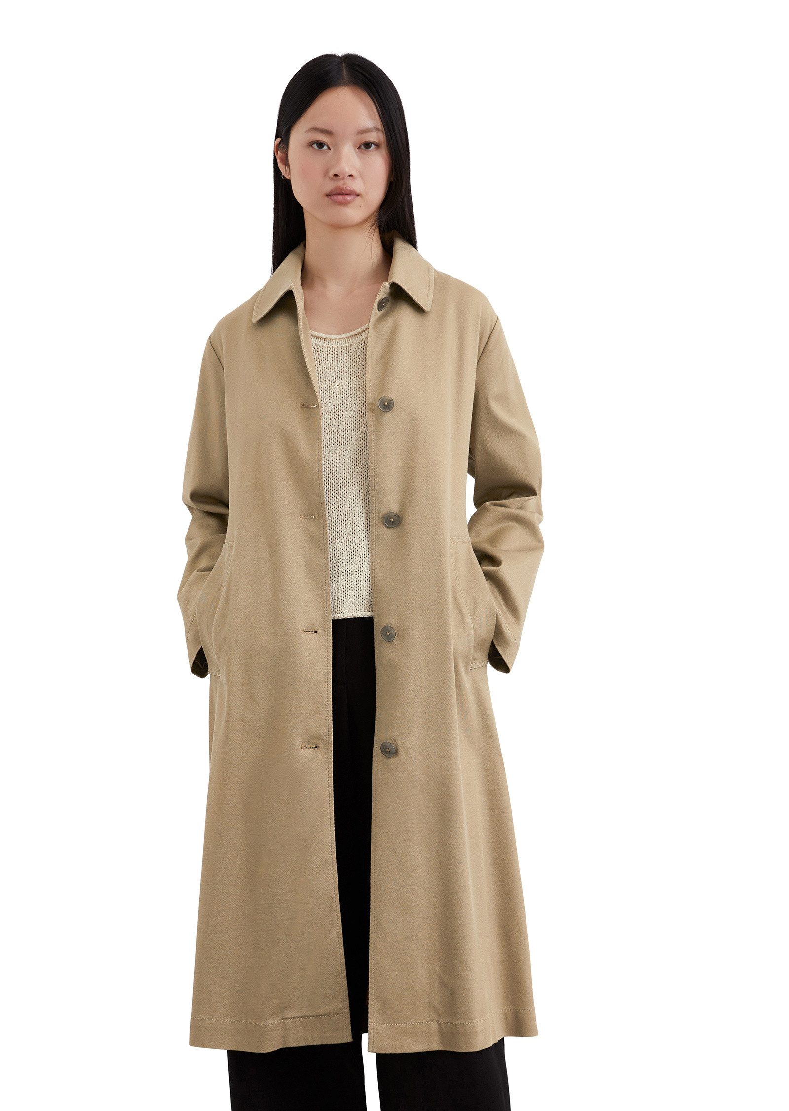 Marc O'Polo Regenmantel aus Lyocell-Twill