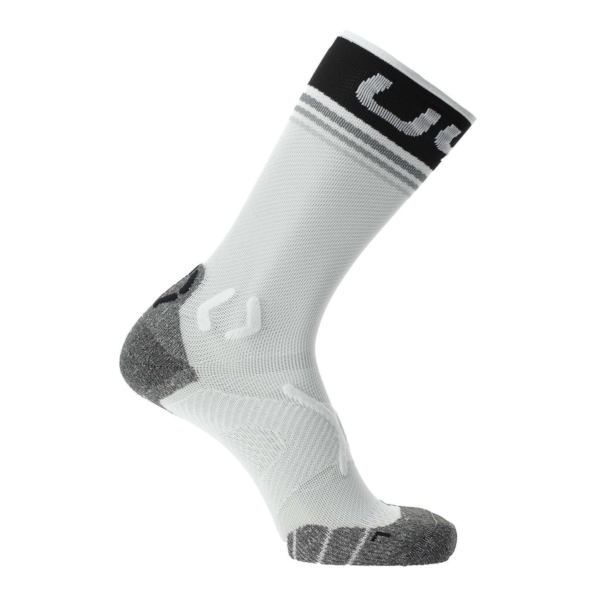 Socken Damen Crew Black White Running Sportsocken Socken Socks, - - One UYN Mid