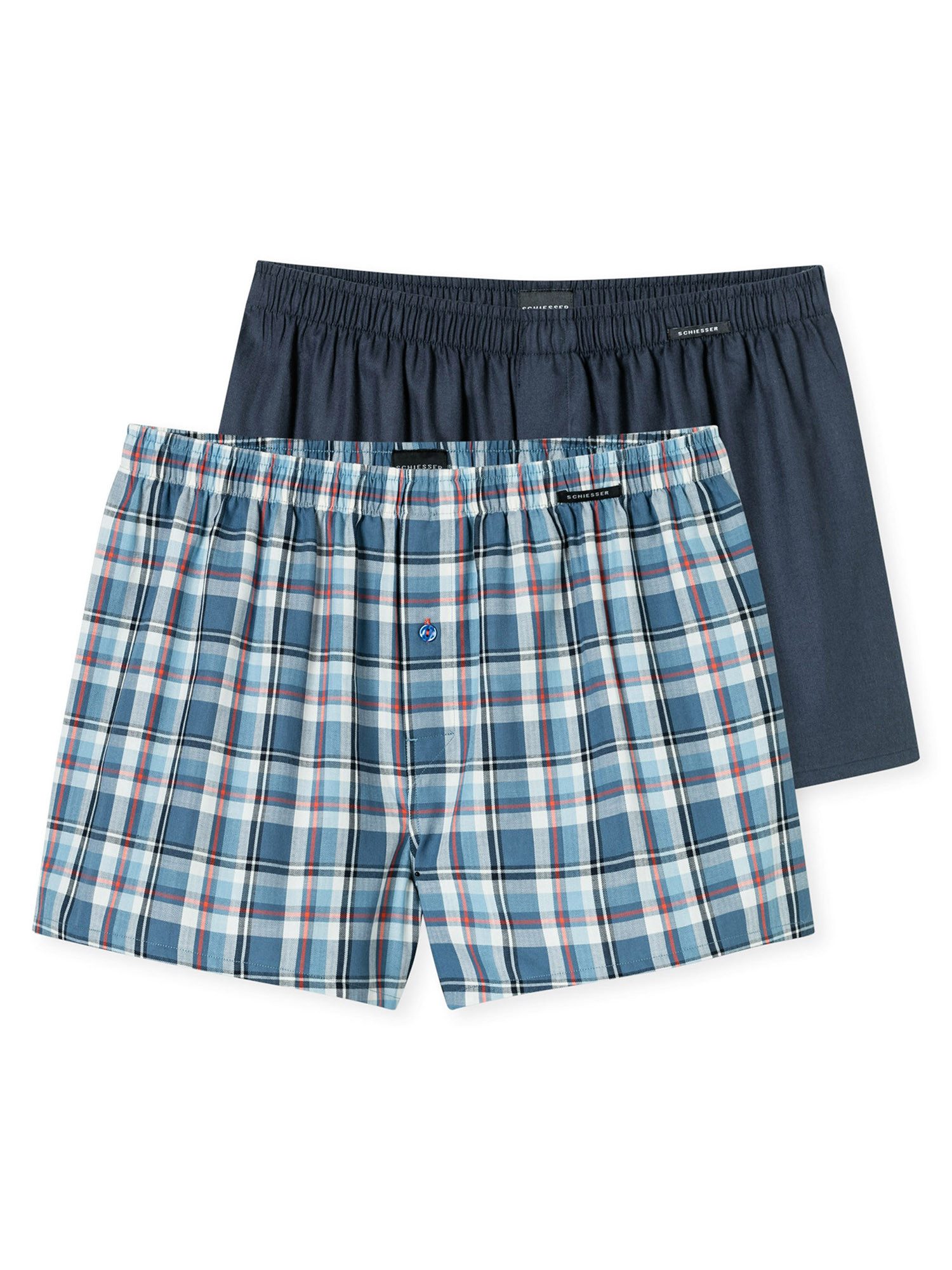 Schiesser Boxer Web (2-St) unterhose unterwäsche günstig online kaufen