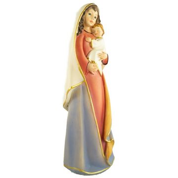 Krippenursel Krippenfigur Heiligenfigur Maria mit Jesuskind groß, ca. 30 cm, K 089-30 (1 St), handbemalte Krippenfiguren