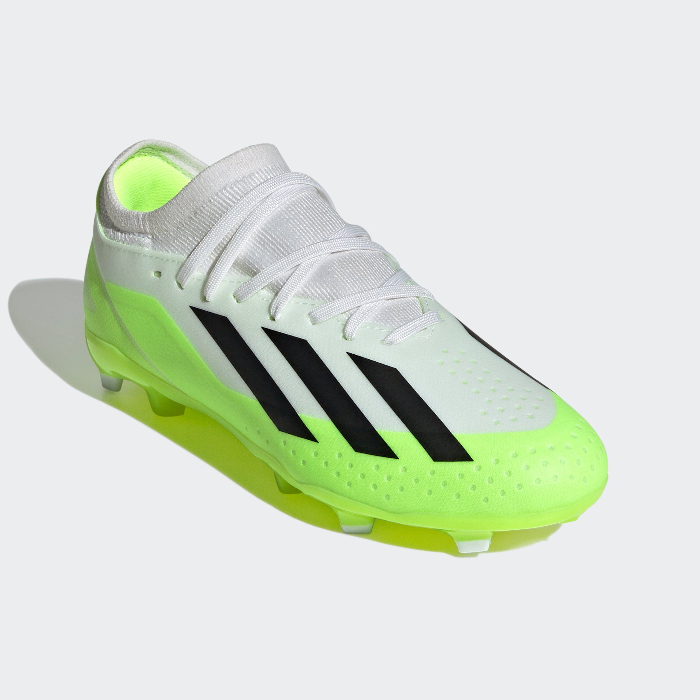 J Cloud Black adidas X Lucid Performance White FG / Core CRAZYFAST.3 Lemon / Fußballschuh