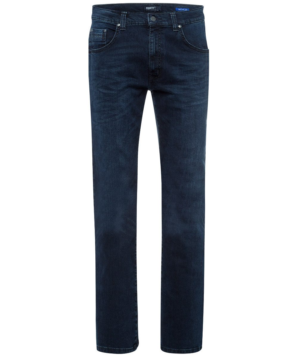 5-Pocket-Jeans PIONEER RANDO dark blue used buffies 16741 6711.6814 - MEGAFLEX