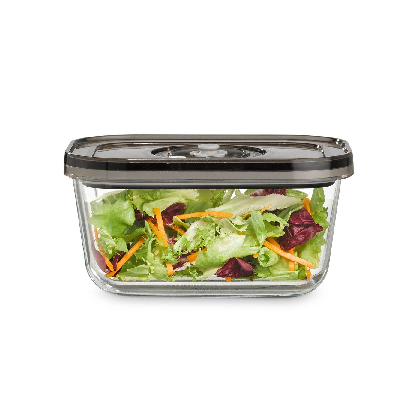Caso Vakuumbehälter VacuBoxx Eco-Duo S, Frischebehälter aus Borosilikatglas mit SAN-Deckel – Bild 2 von 4