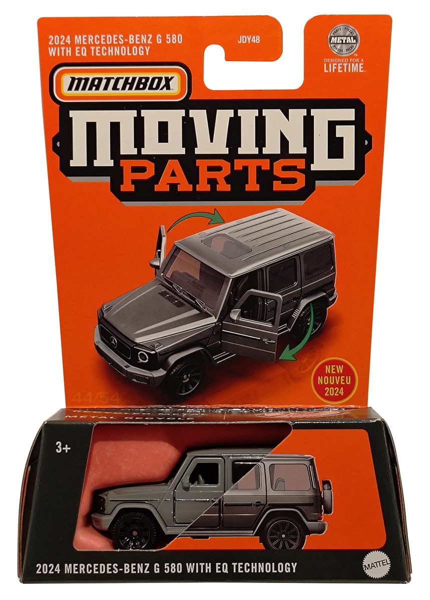 MATCHBOX Spielzeug-Auto Matchbox Moving Parts - 2024 Mercedes Benz G 580 With EQ Technology