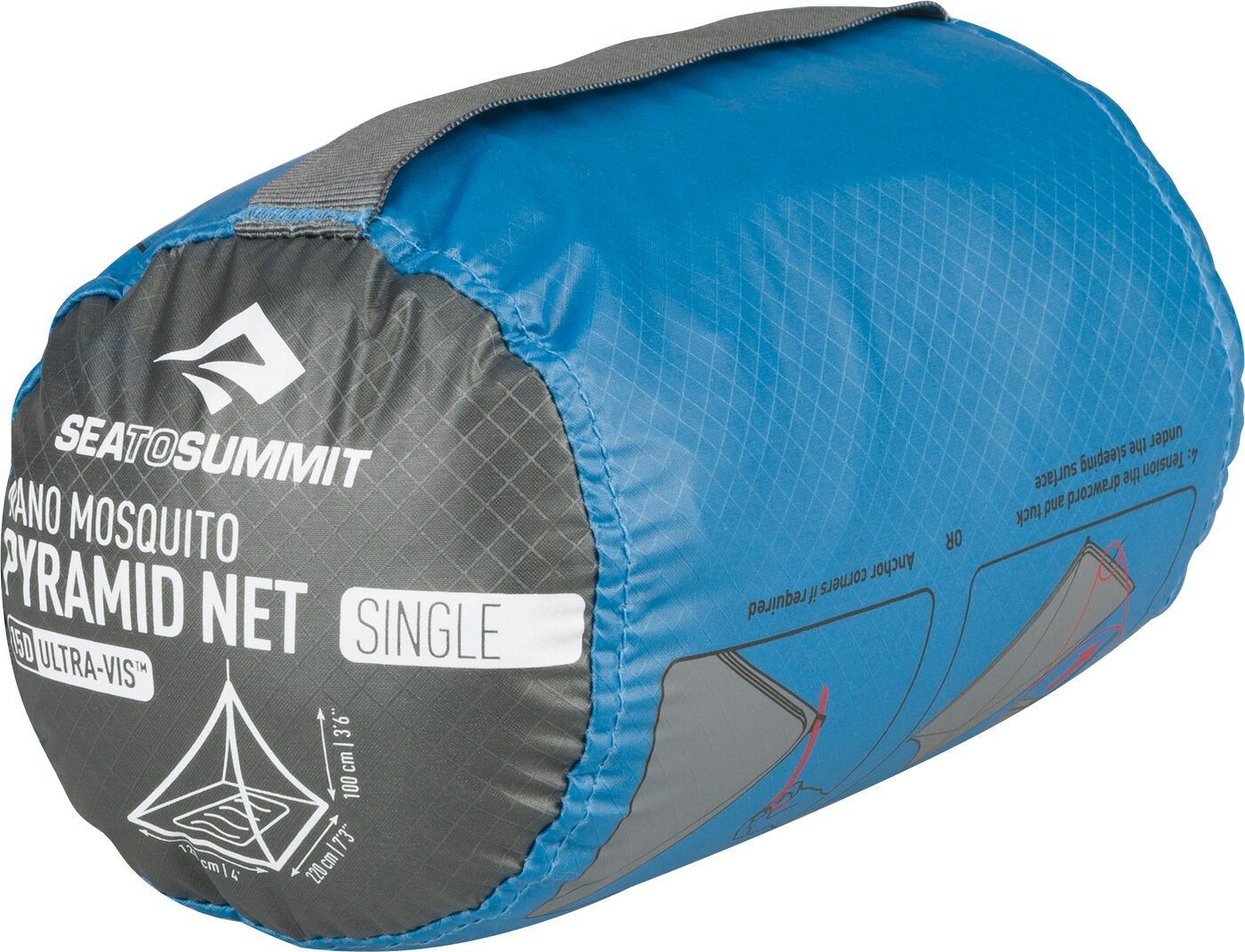 sea to summit Moskitonetz Nano Mosquito Net GREY