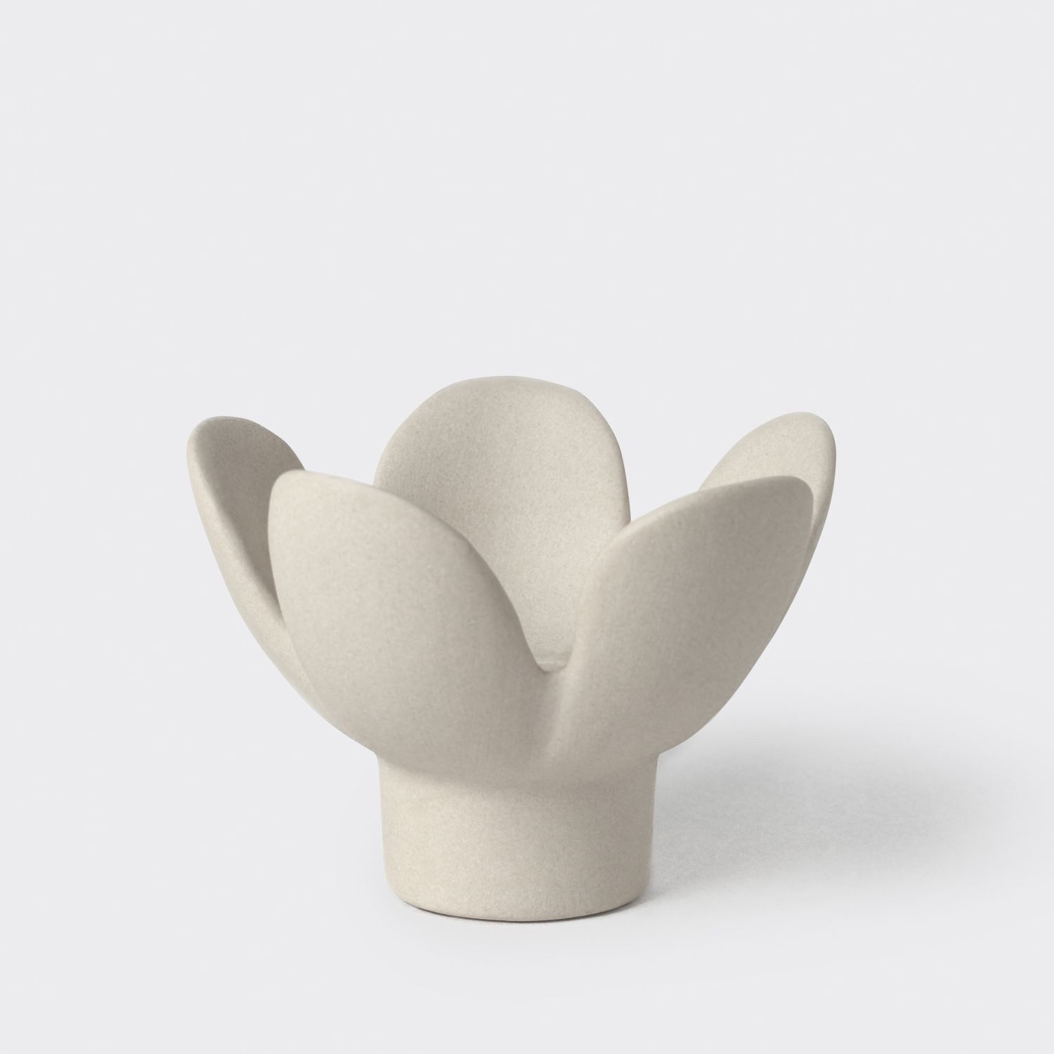 Räder Design Kerzenhalter Blume Beige