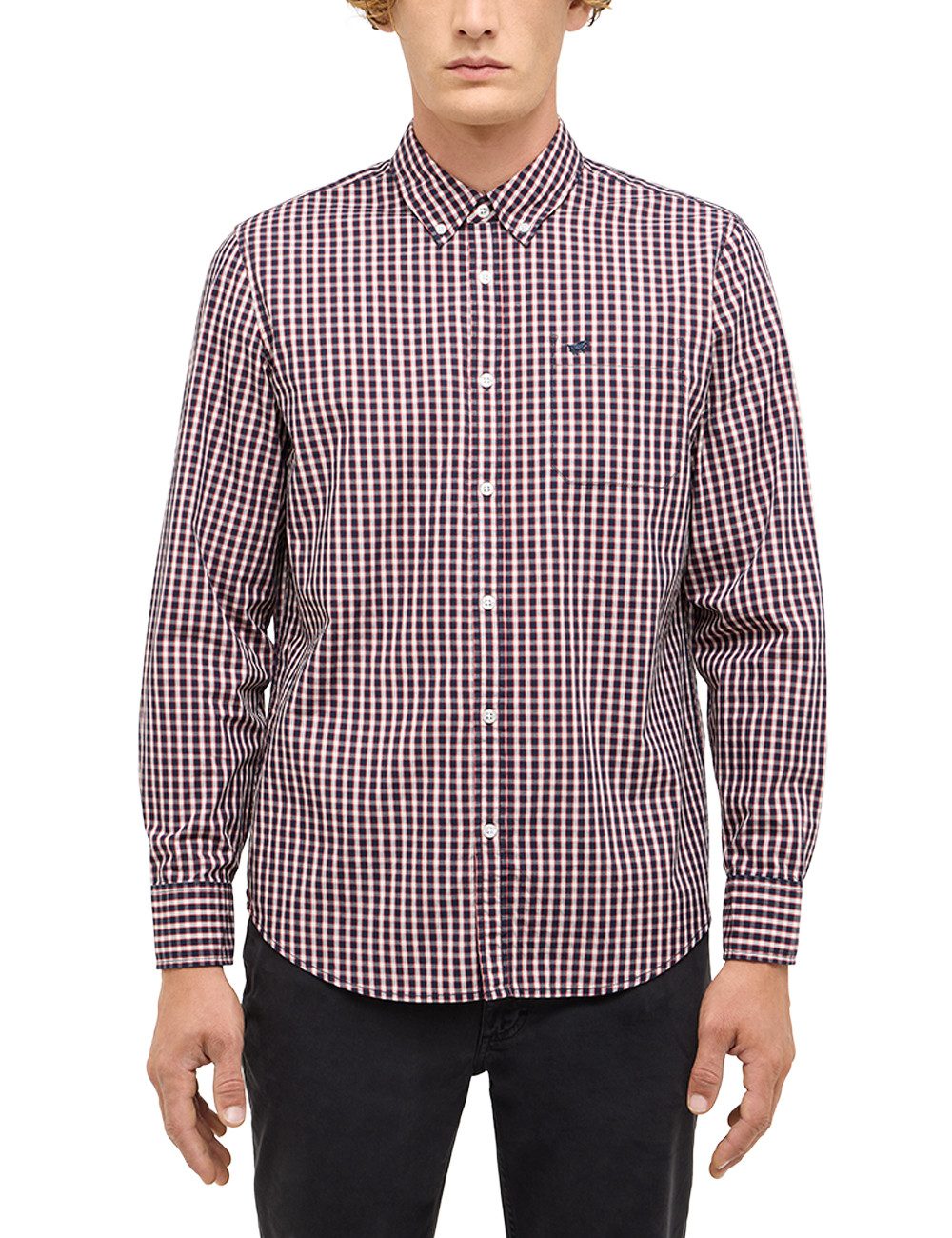 MUSTANG Langarmhemd Herren Style Chester günstig online kaufen