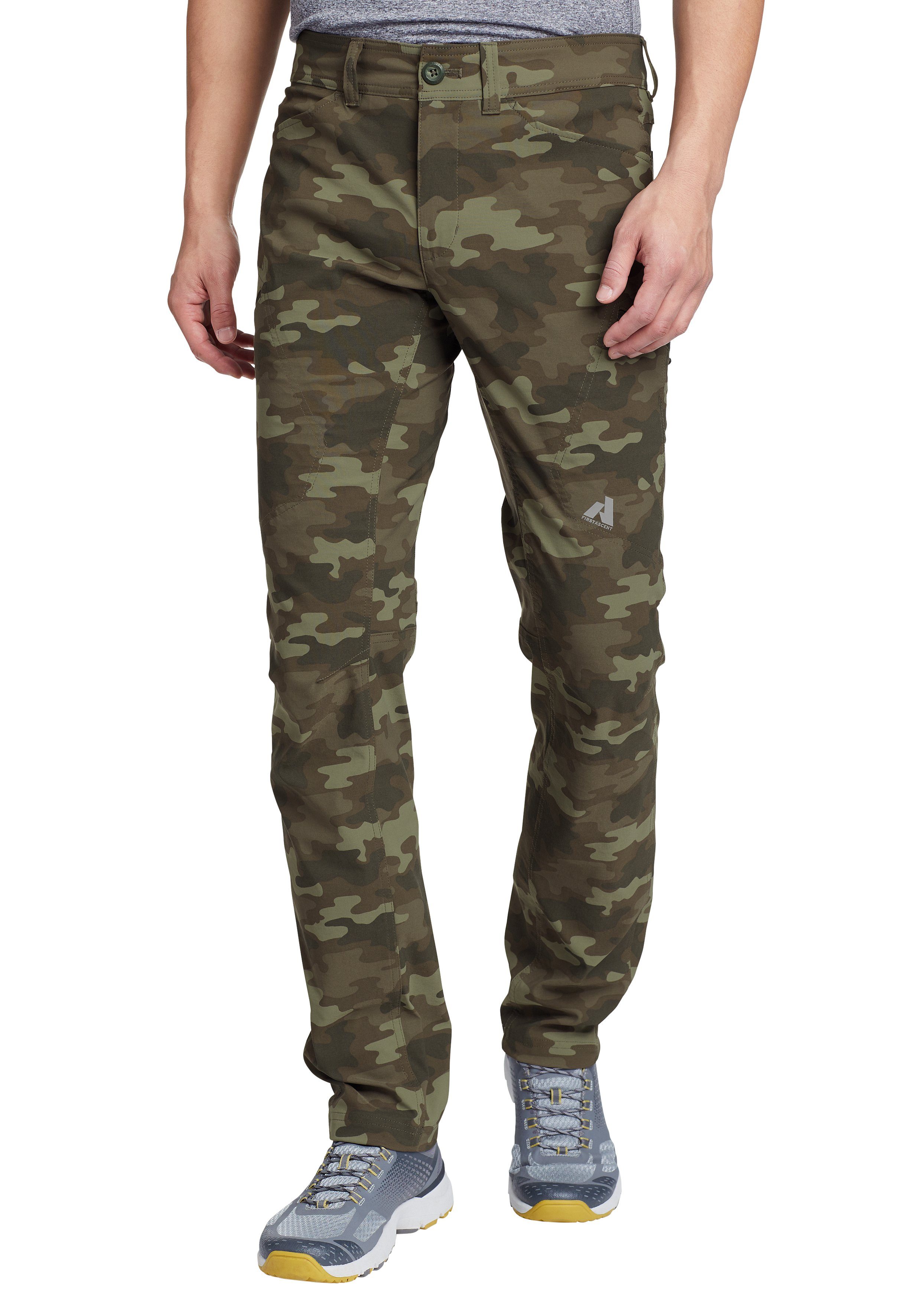 Slim Pro Hose Trekkinghose Fit Guide - Bauer Eddie Camouflage