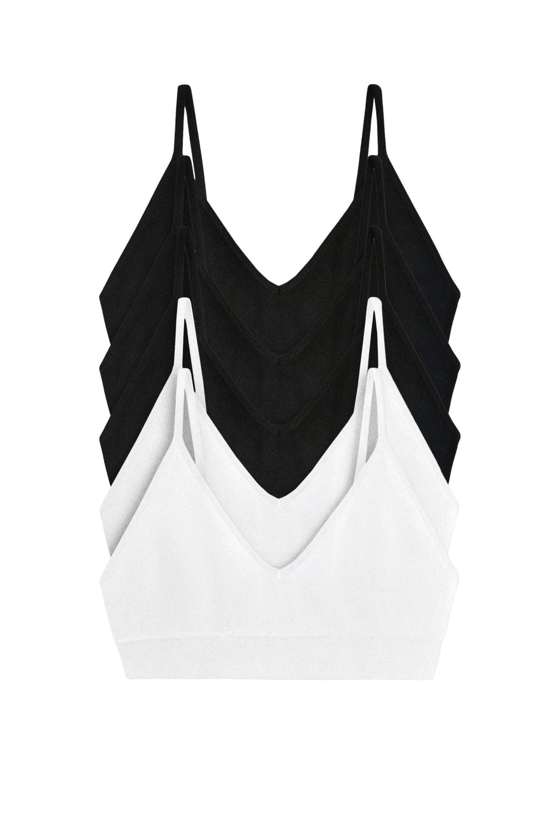Set: Bralette-BH The Set Nahtlose Bralette-BHs, 5er-Pack