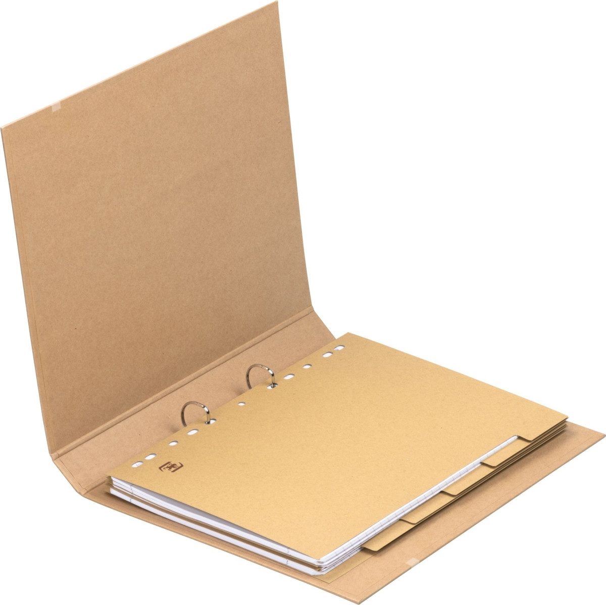 OXFORD Präsentationsordner Ringbuch Touareg A4 2 Ringe 25mm beige