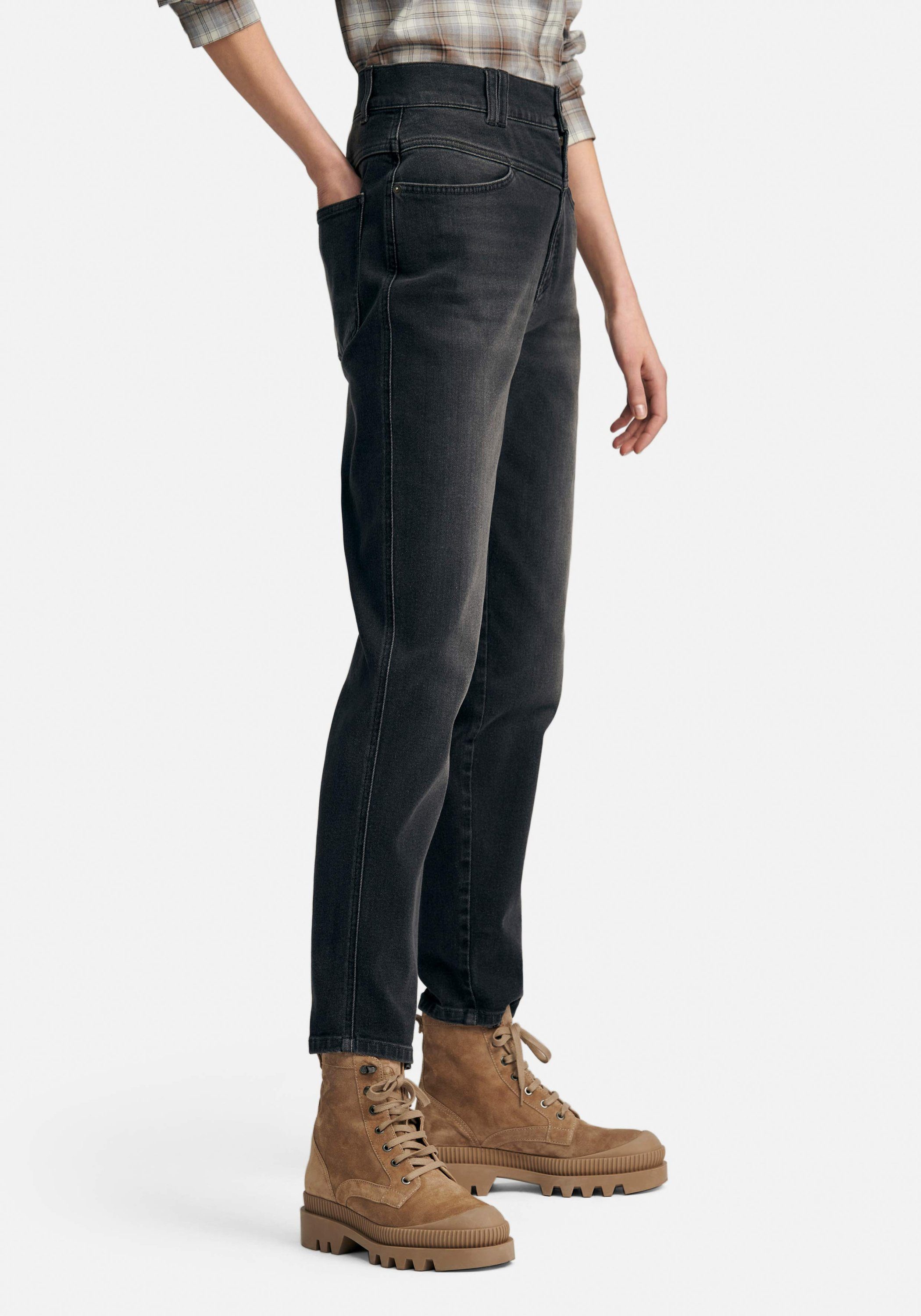 GREY DARK cotton 5-Pocket-Jeans DAY.LIKE DENIM