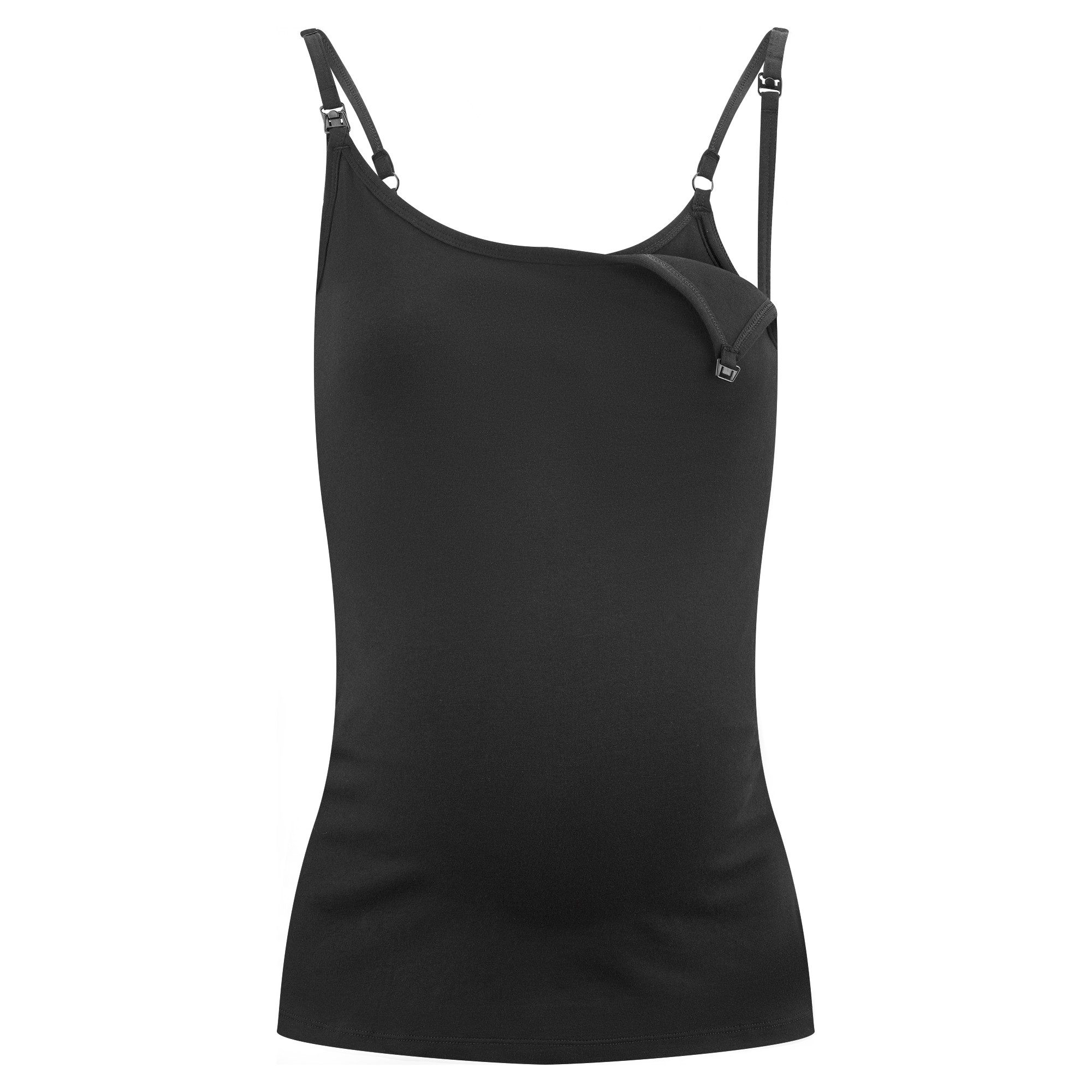M.M.C. Stilltop Stillmode Tanktop 2er Set Umstandsmode (2-tlg) Stillunterhemd