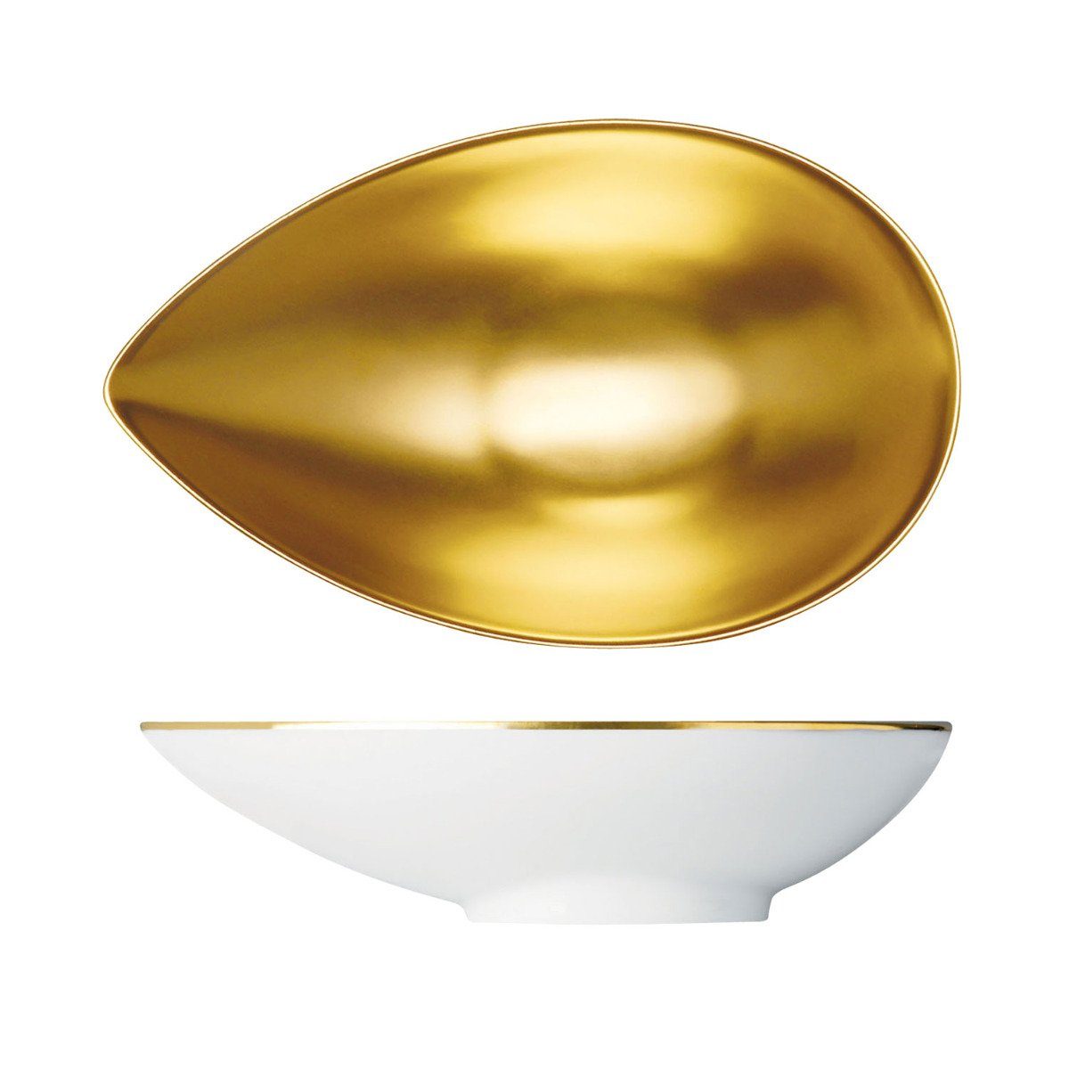 Fürstenberg Schale Treasure - Gold, Porzellan, (Packung)