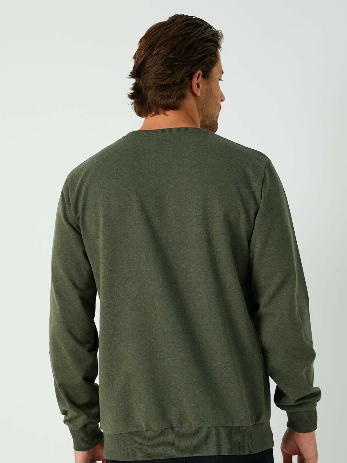 COMEOR Sweatshirt Herren Pullover bequeme Sweater (1-tlg) aus Baumwollmischung – Bild 4 von 5