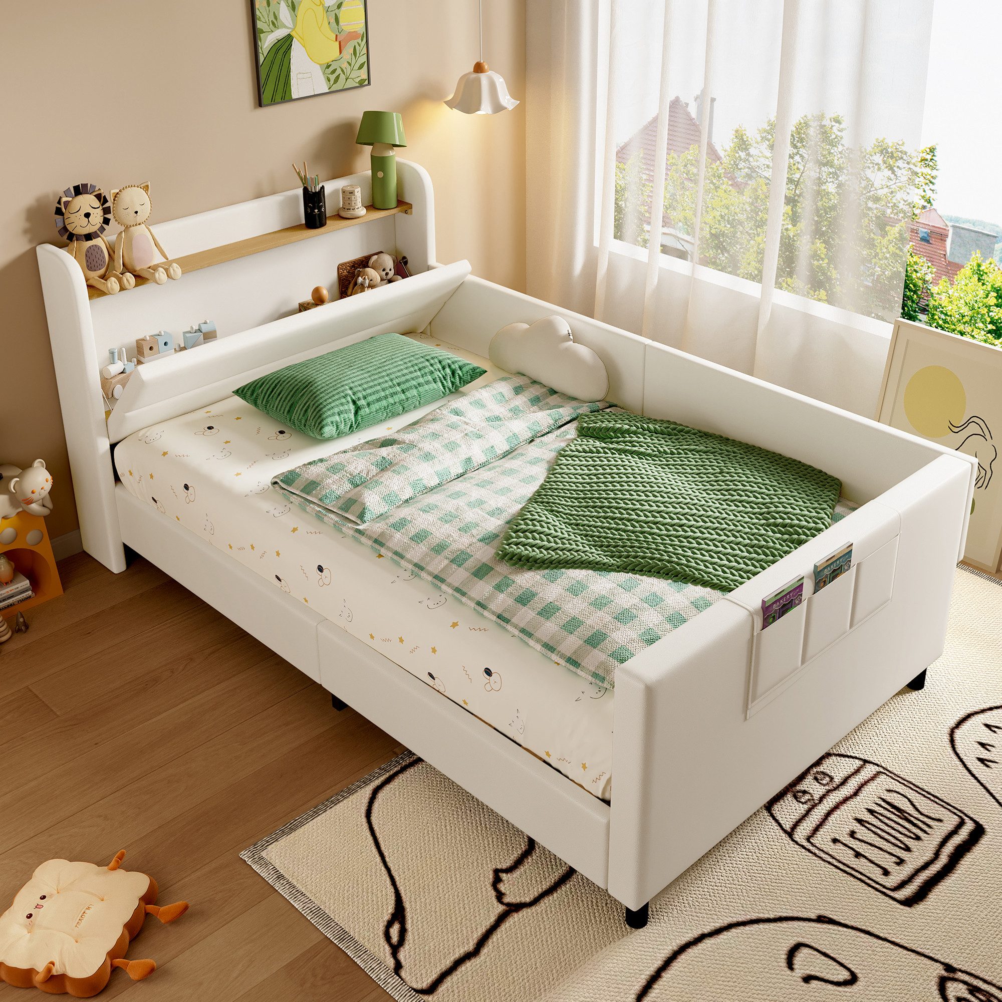 Flieks Polsterbett, Kinderbett Spleißbett 90x200cm mit günstig online kaufen