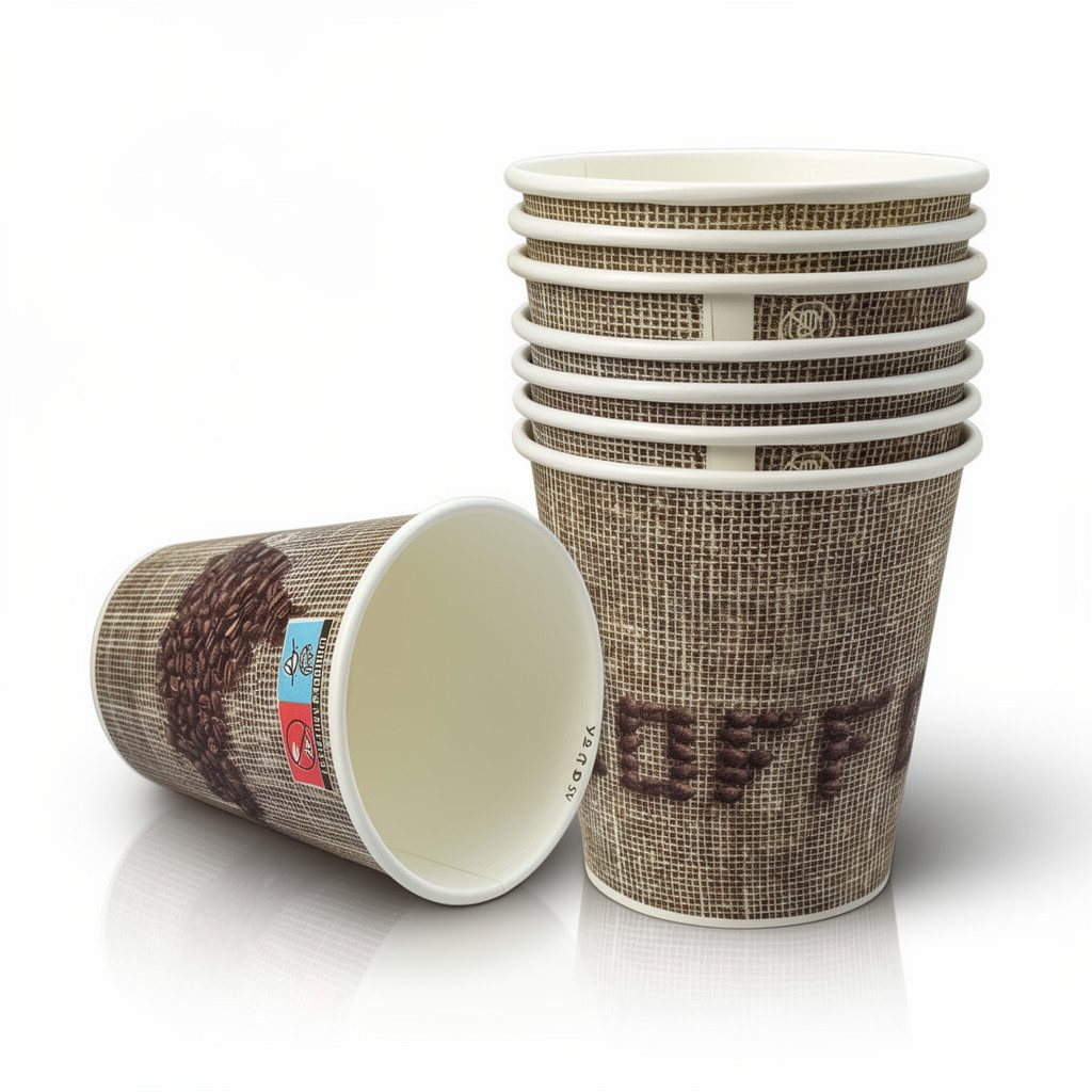 NoblesBox Coffee-to-go-Becher Kaffeebecher 180ml - Pappbecher 7oz - Einwegbecher Gastronomie, 3000-tlg., Ideal für Kaffee, Tee, Heißgetränke, Kaltgetränke