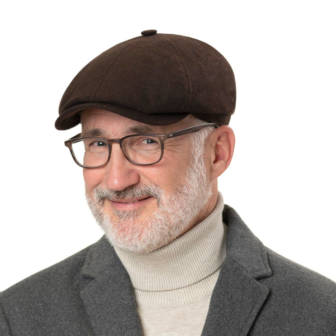 Stetson Flat Cap (1-St) Schirmmütze mit Schirm, Made in the EU