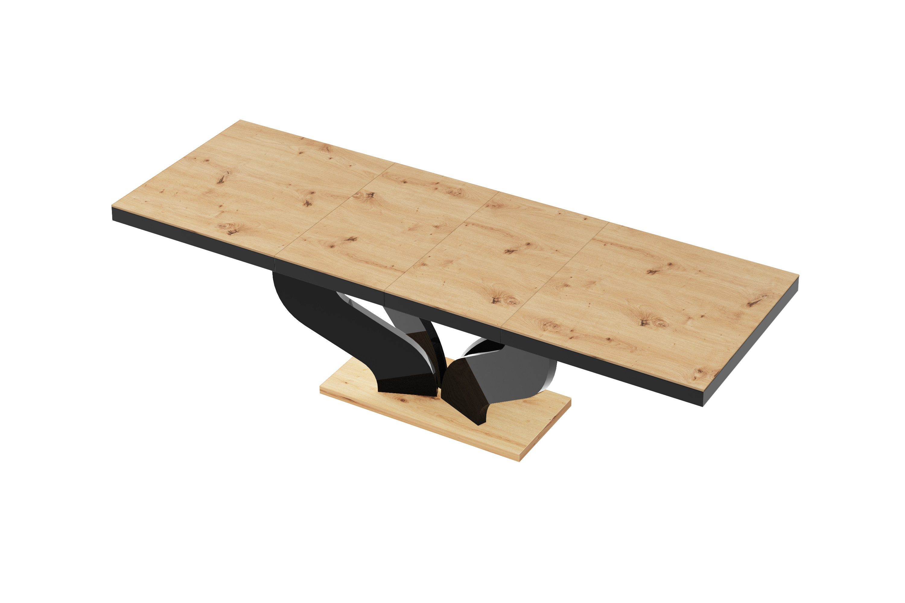 designimpex Esstisch Design HEB-222 Eiche Natur günstig online kaufen