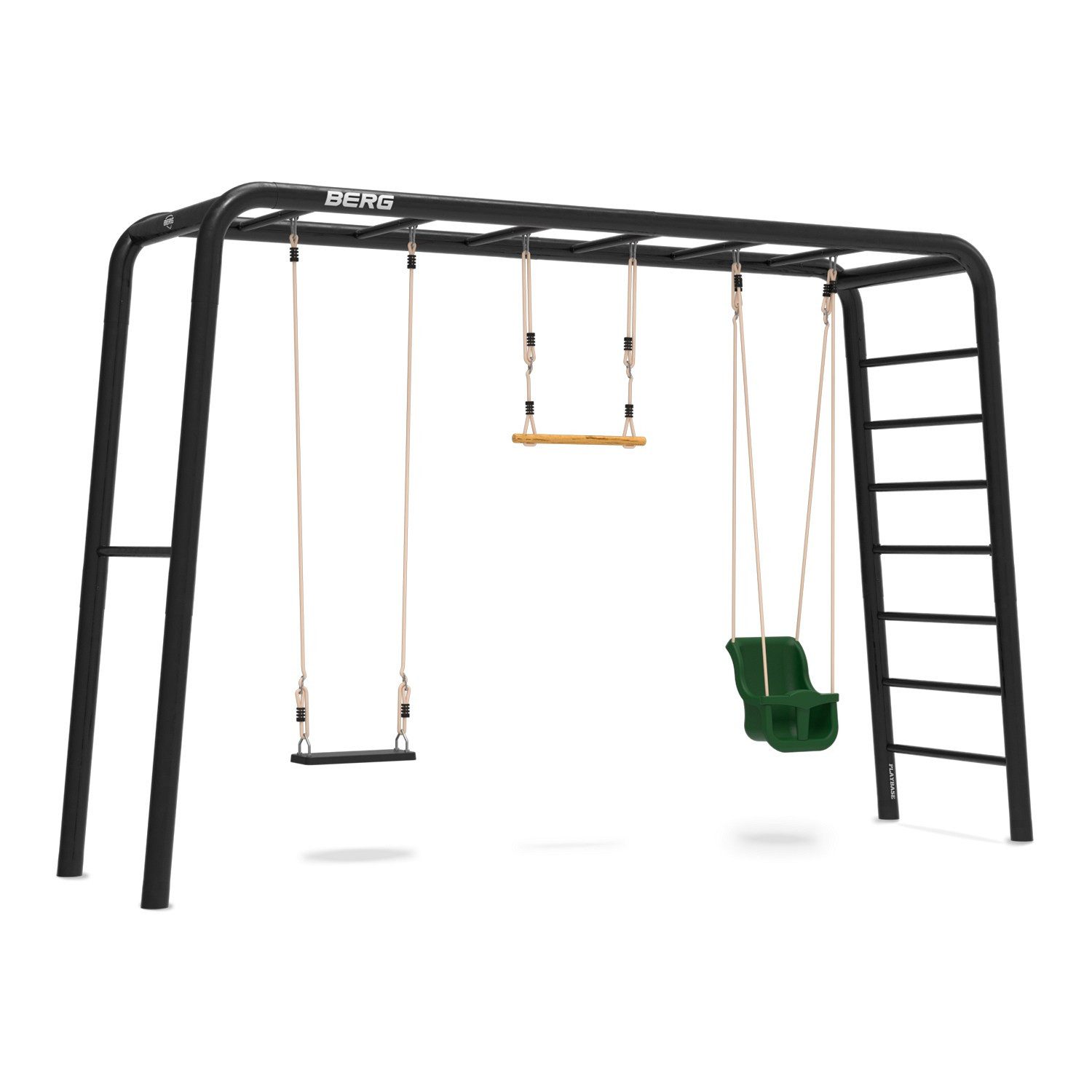 Berg Klettergerüst PlayBase L Schaukelgestell Schwarz günstig online kaufen