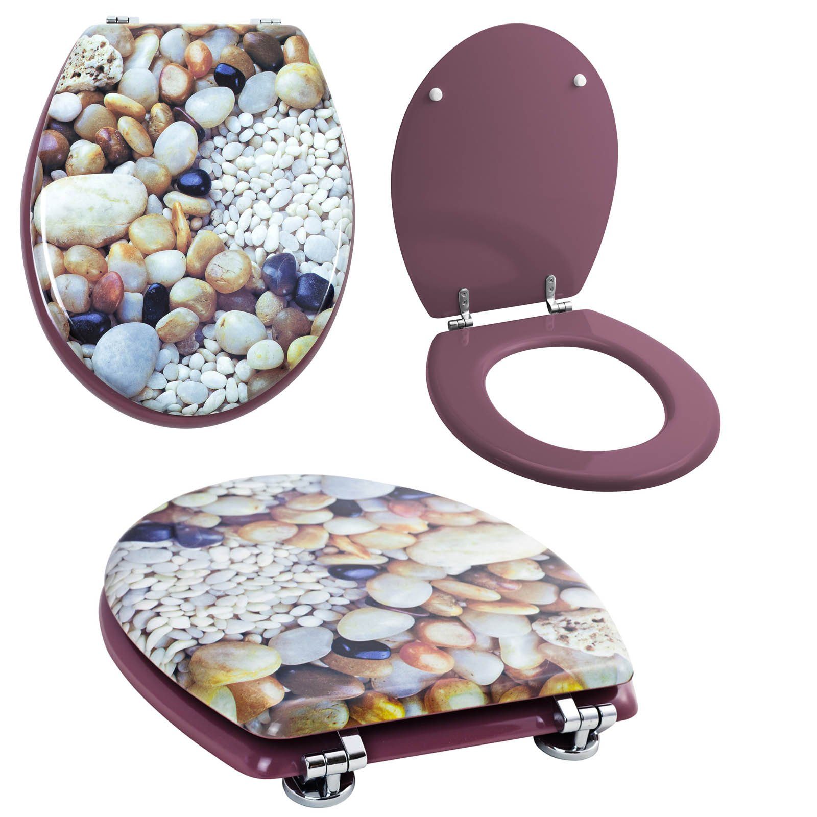 Grafner WC-Sitz WC-Sitz aus MDF Toilettensitz günstig online kaufen