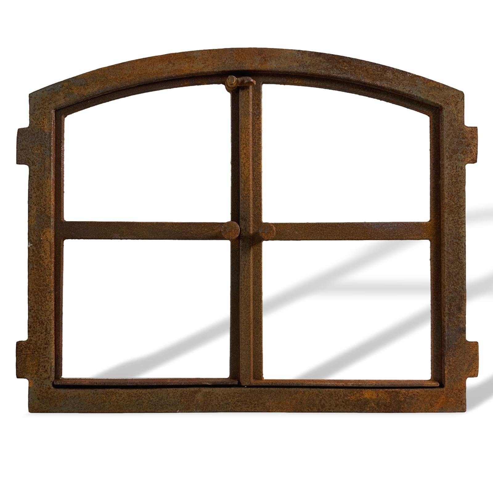 Aubaho Fenster Stallfenster Eisenfenster zum Öffnen Scheunenfenster Rost Eisen 58cm A
