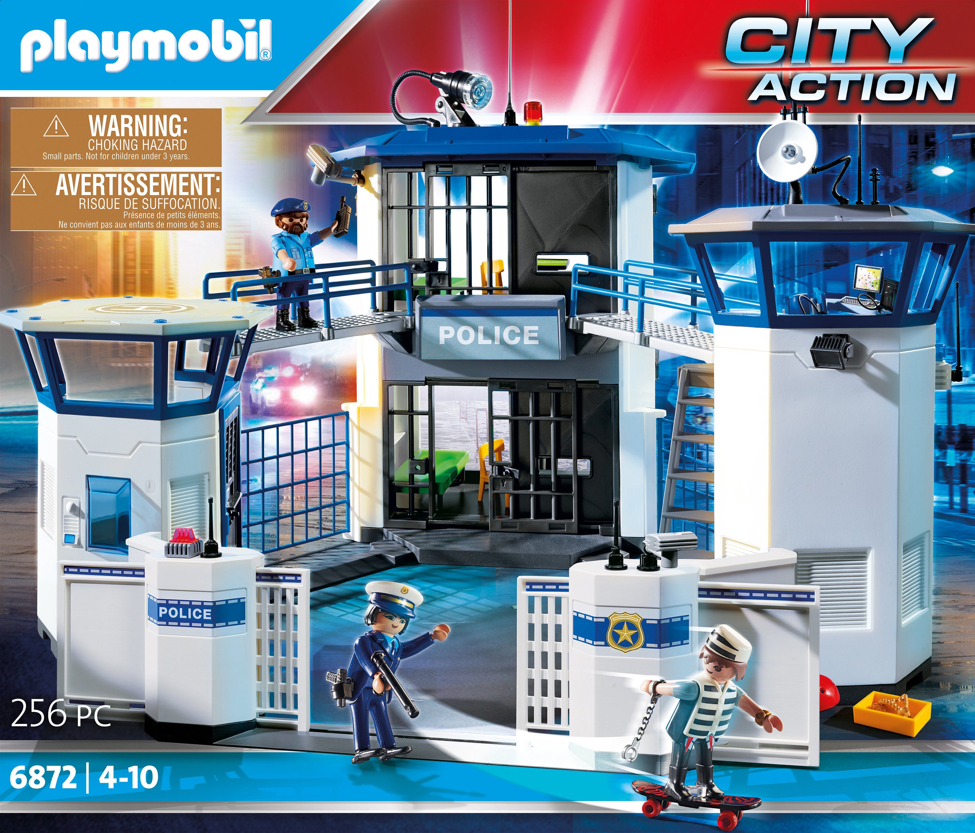 Image of 6872 City Action Polizei-Kommandozentrale mit Gefängnis, Konstruktionsspielzeug