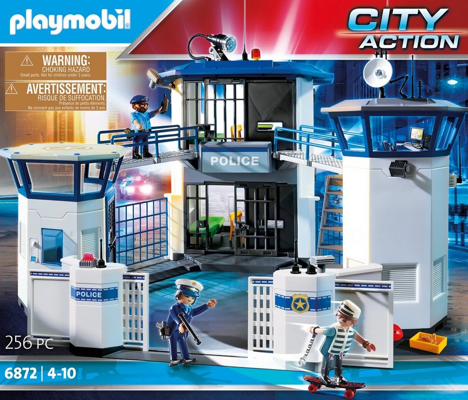Playmobil® Konstruktions-Spielset »Polizei-Kommandozentrale Gefängnis (6872), Action«, (256 St), Germany online kaufen | OTTO