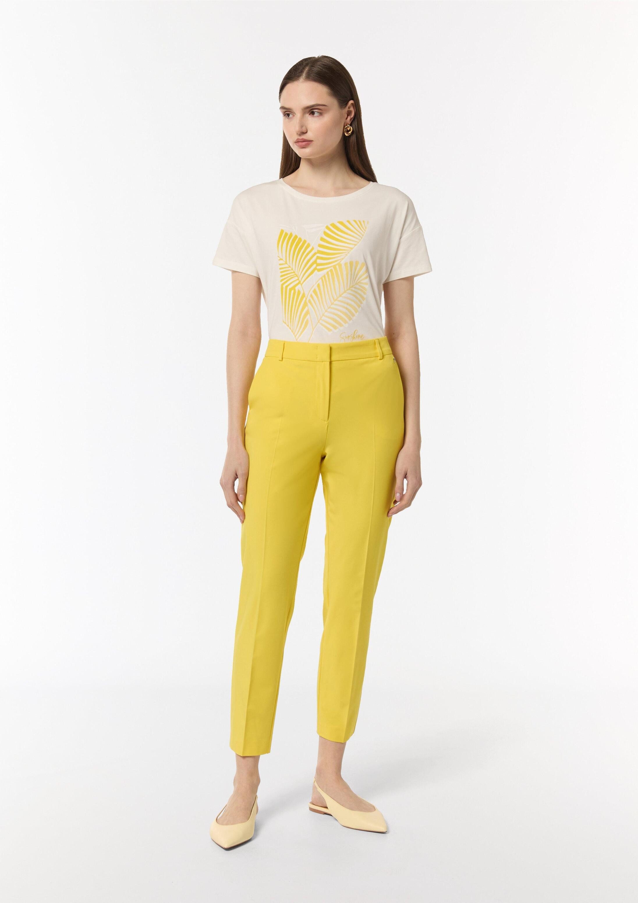 comma Chinos Hose Stoffhose mit Bügelfalten