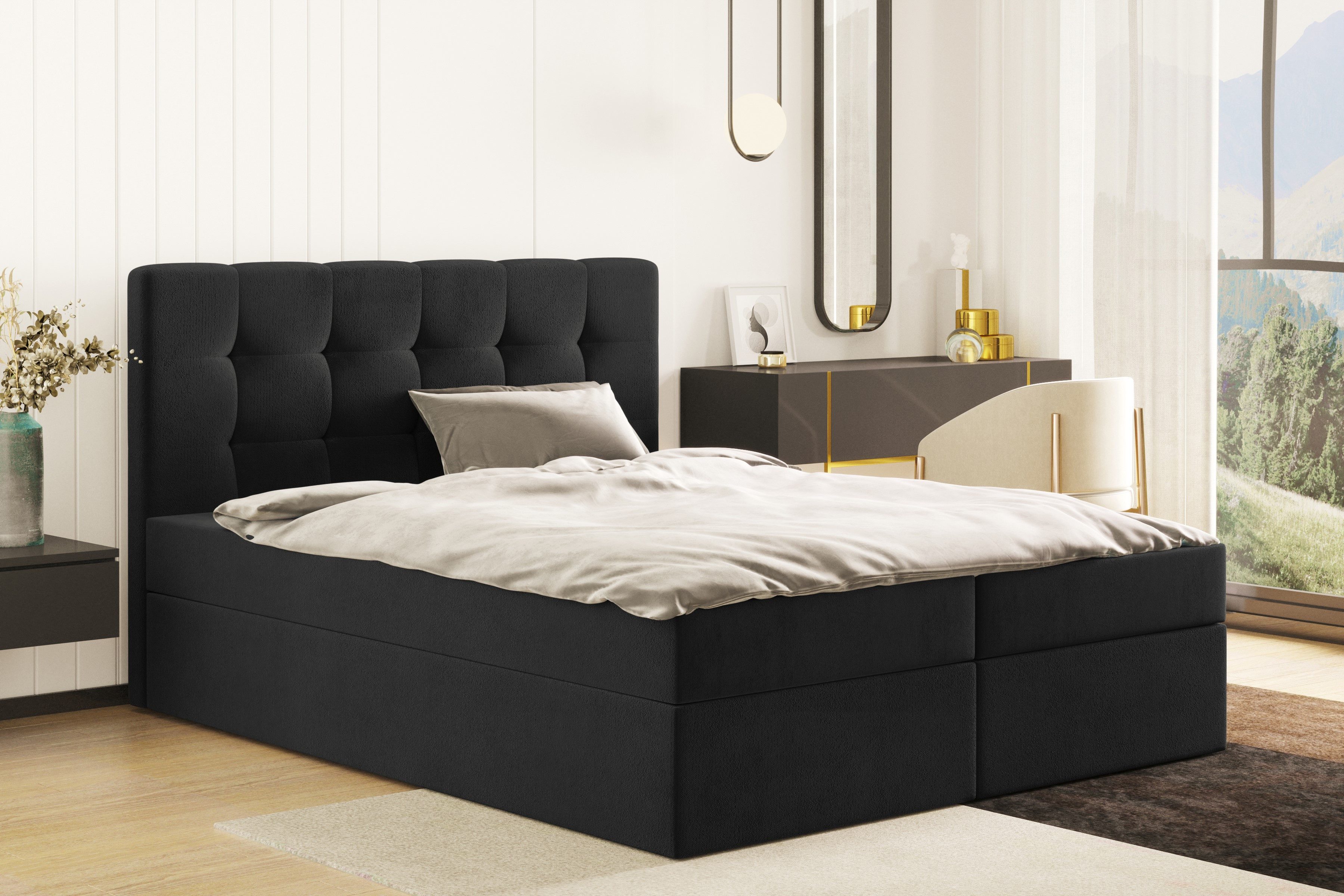 Kaiser Möbel Boxspringbett mit matratze LUDANO günstig online kaufen