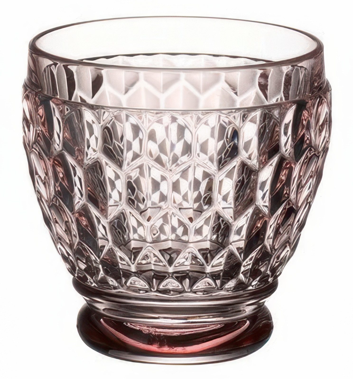 Villeroy & Boch Schnapsglas Boston Coloured, Kristallglas, Spülmaschinengeeignet, rosa, Motiv: Boston