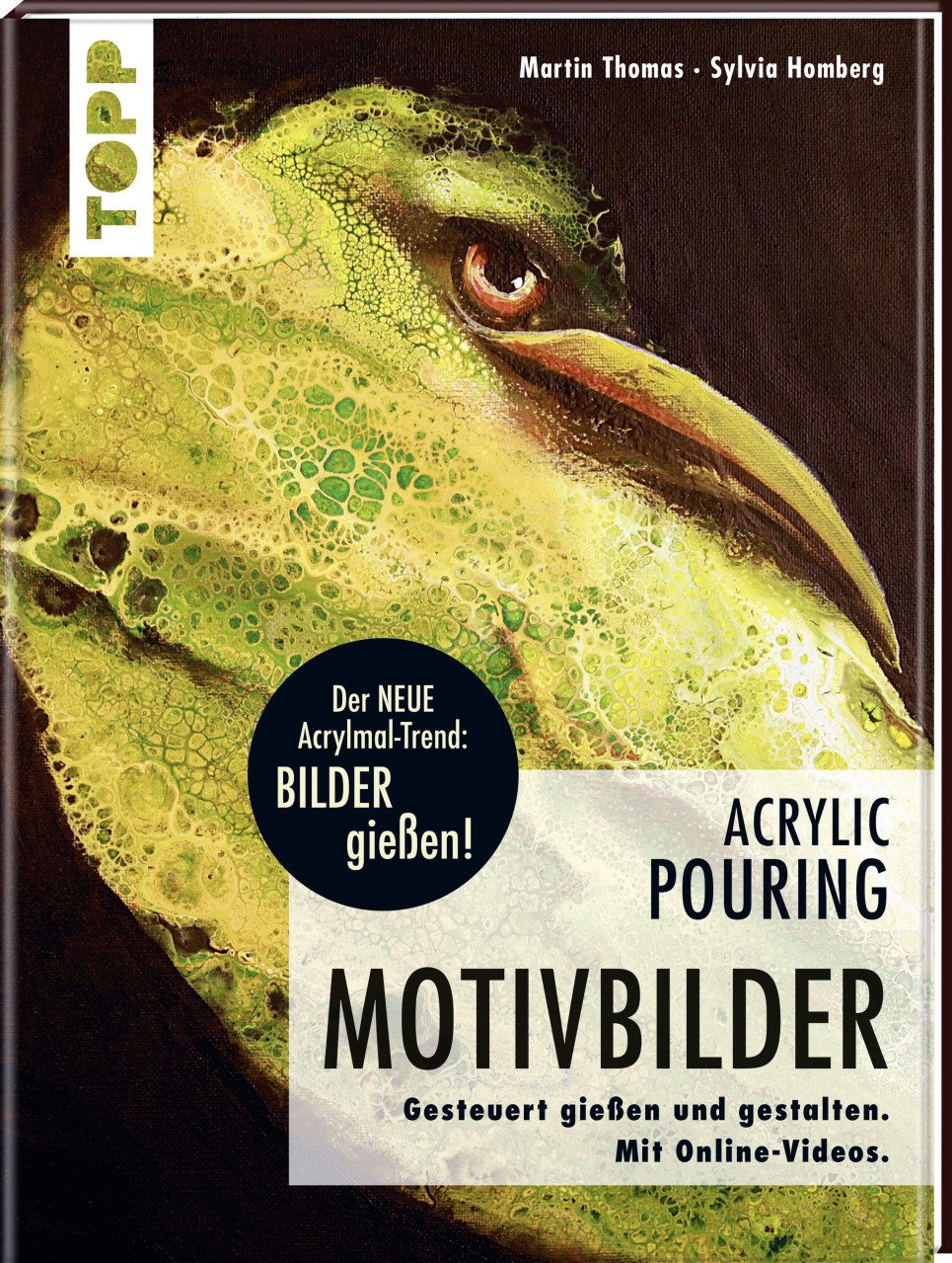 TOPP Kreativ Malbuch Acrylic Pouring - Motivbilder