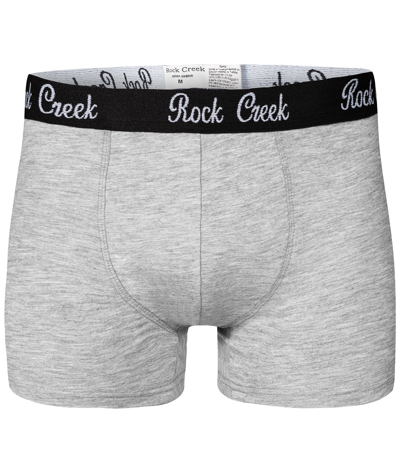 Rock (8er-Set) | | 8er Creek Boxershorts Herren grau blau H-218 Set | dunkelblau schwarz Boxershorts rot weiß | |