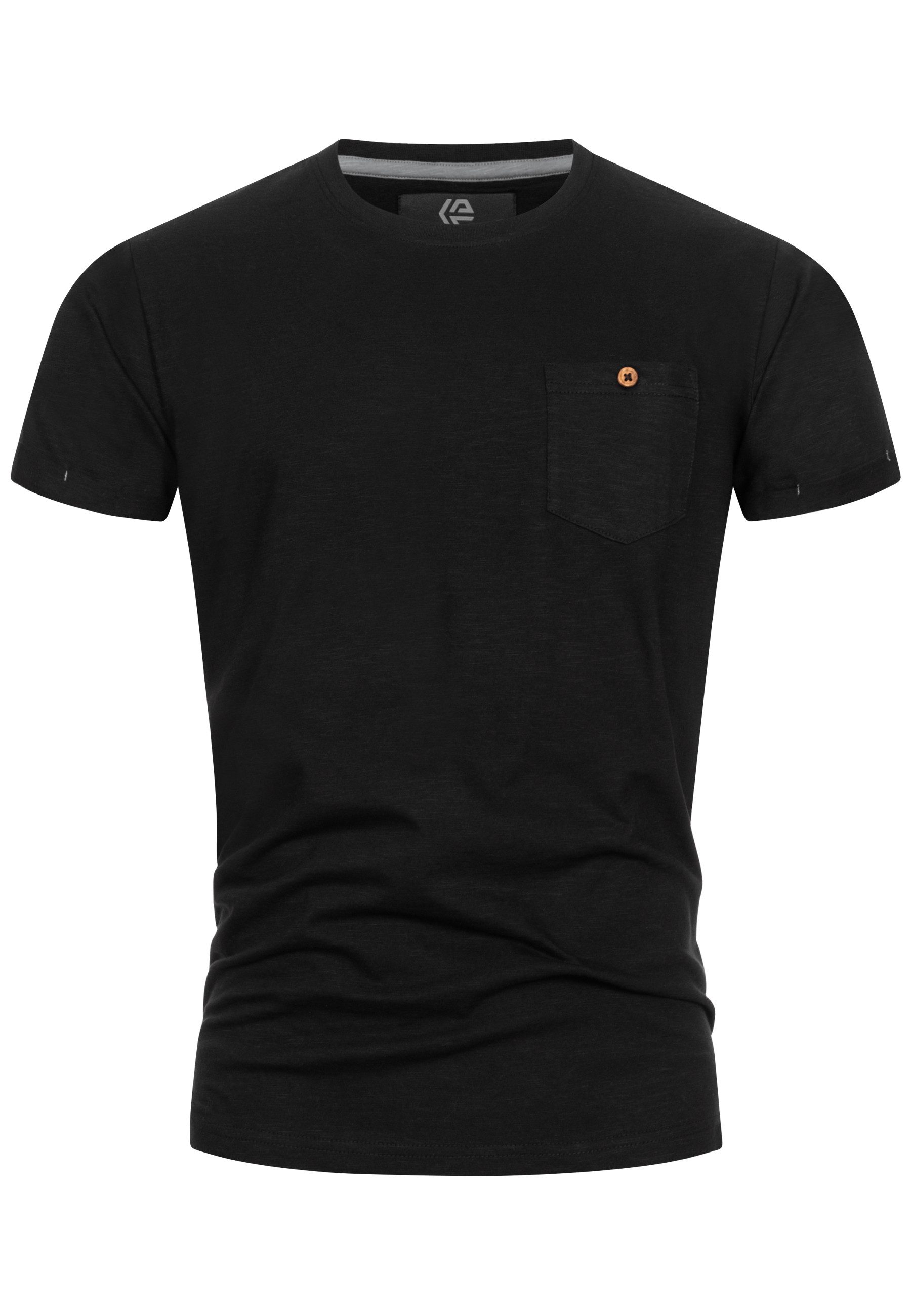 Indicode T-Shirt INJon T-Shirt mit Brusttasche günstig online kaufen