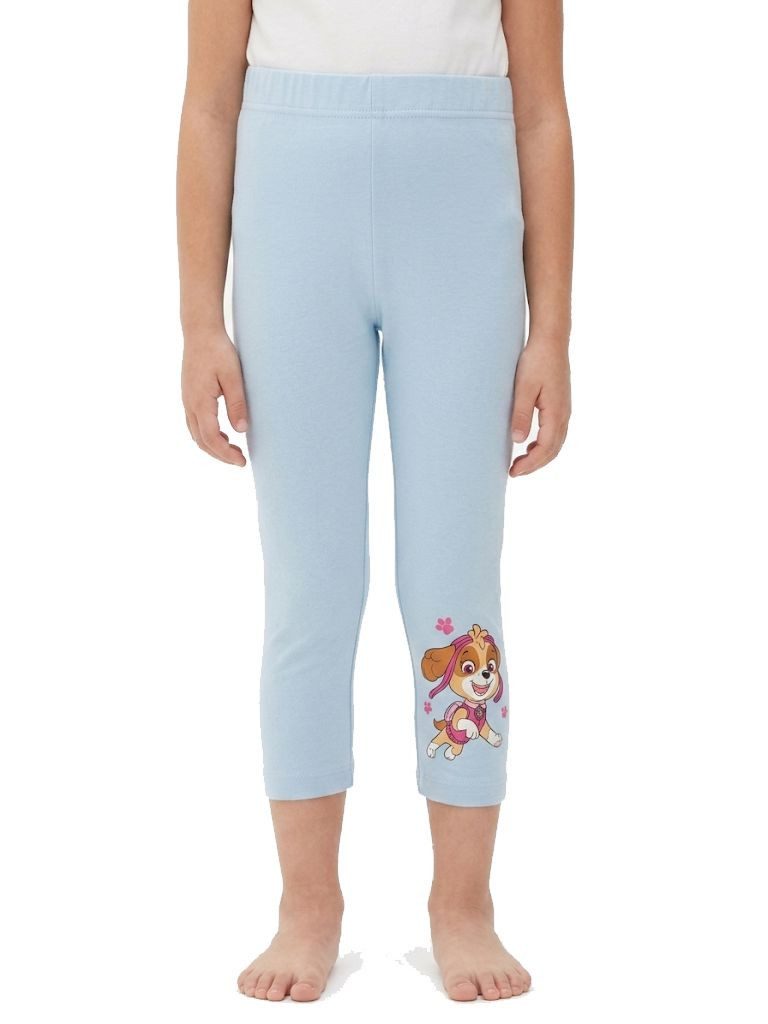 PAW PATROL Caprihose Paw Patrol Capri Leggings Mädchen – Hellblau Skye & Everest 3/4 Hose**