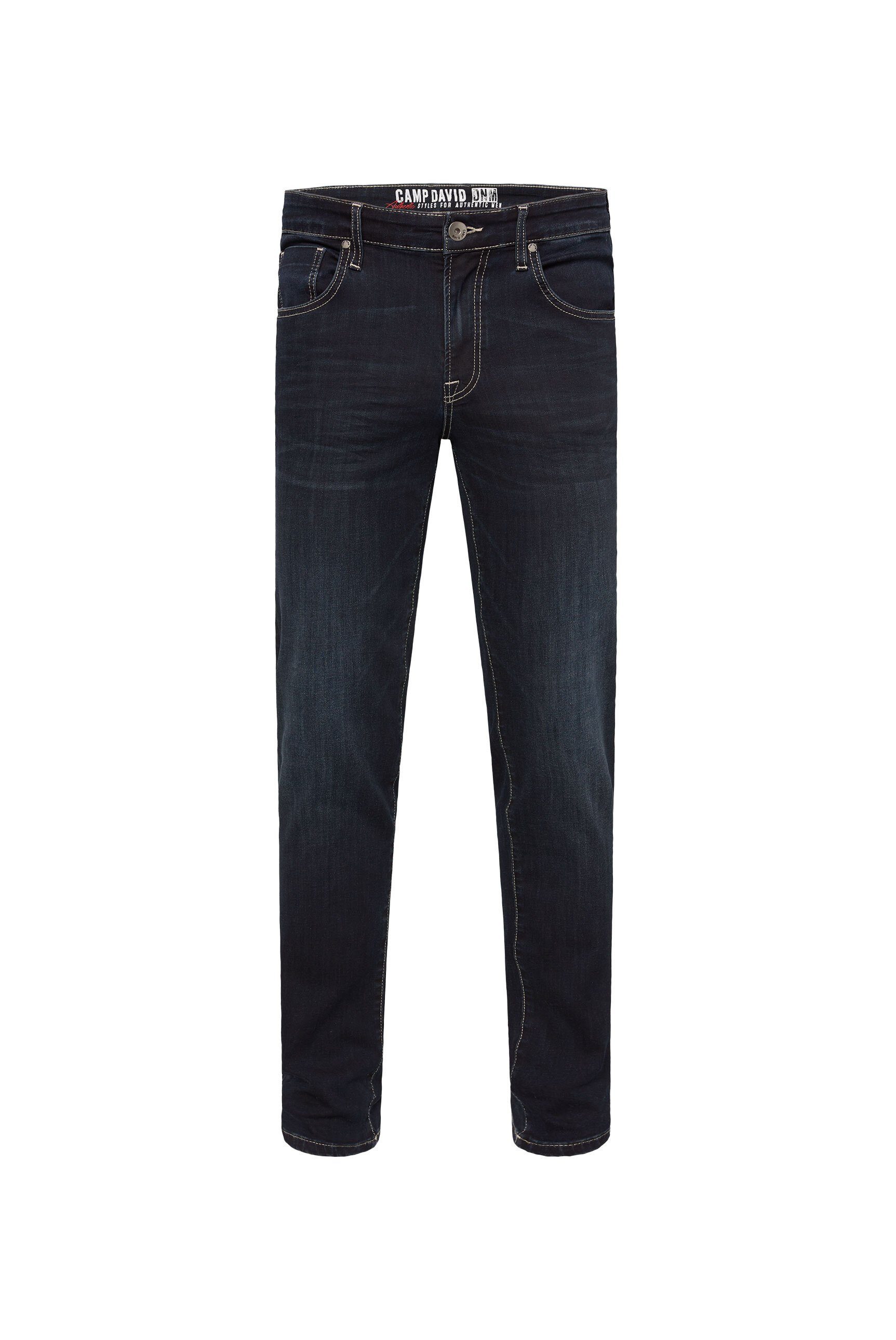 CAMP DAVID Regular-fit-Jeans mit hoher Leibhöhe