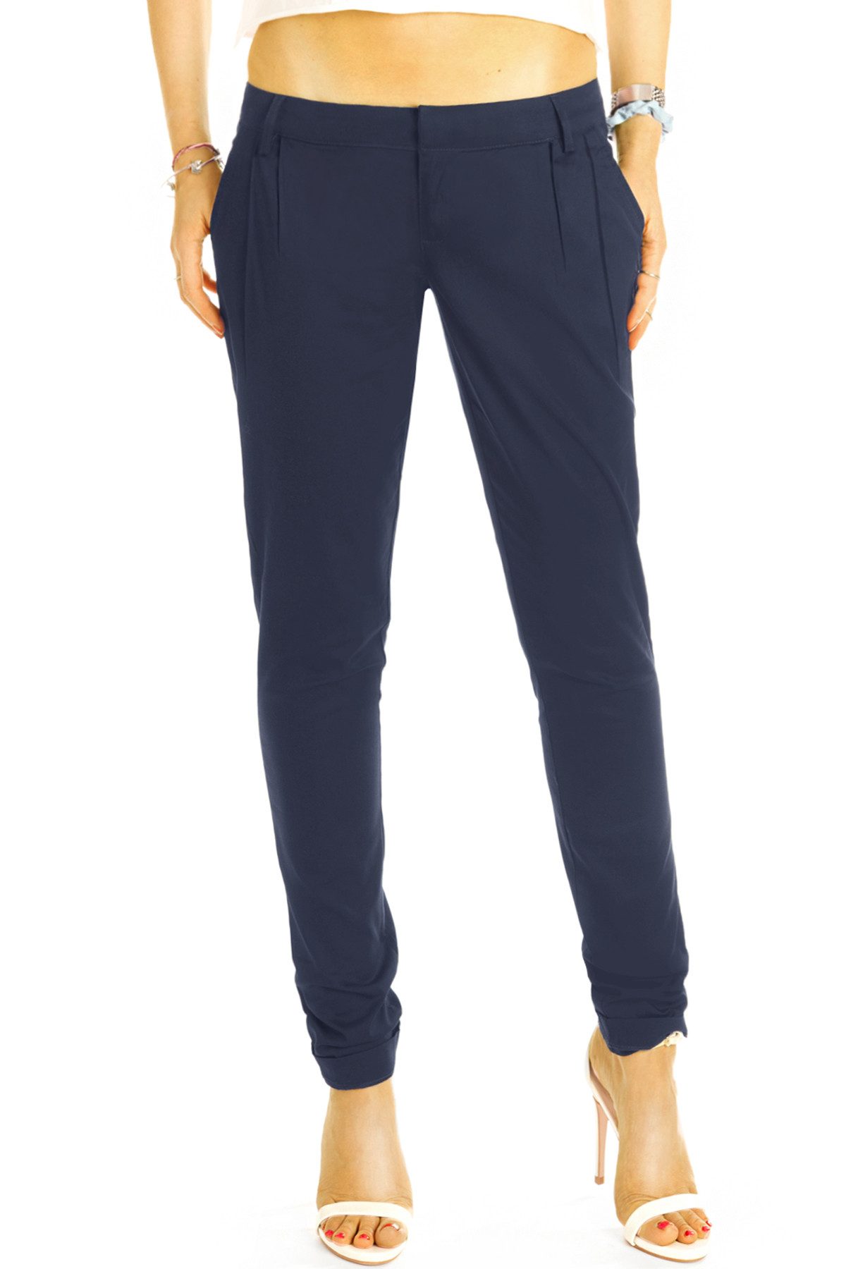 be styled Chinohose Tapered Stoffhose, Chino, Hüfthose mit Stretch - Damen - h20a-A
