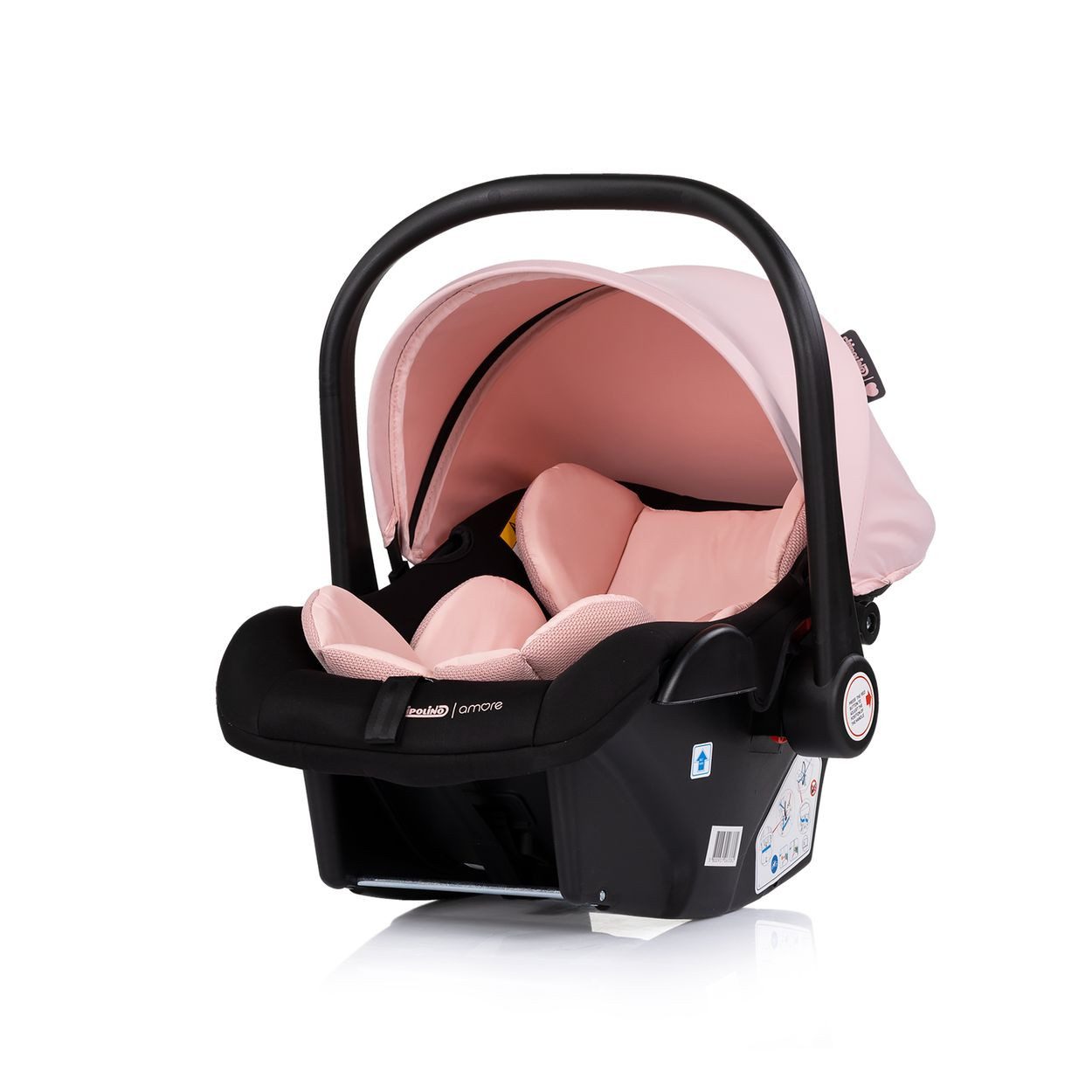 Chipolino Babyschale Set Babyschale Isofix-Basis, ab: 0, bis: 1.25, station Amore i-Size Gruppe 0+ (0 - 13 kg)