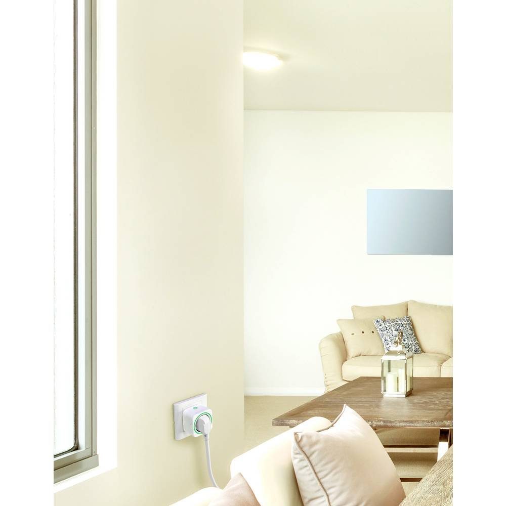 VOLTCRAFT Energiekostenmessgerät Energiekostenmessgerät WIFI SEM6500, inkl. Funksteckdose, Datenexport, Datenloggerfunktion