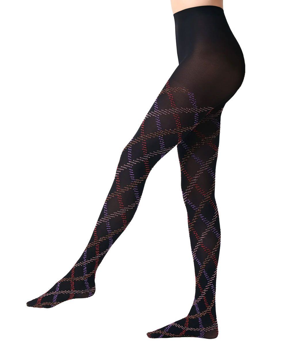 Oroblú Strumpfhose TARTAN 50 DEN (Packung 1 St. 1er-Pack) elegant