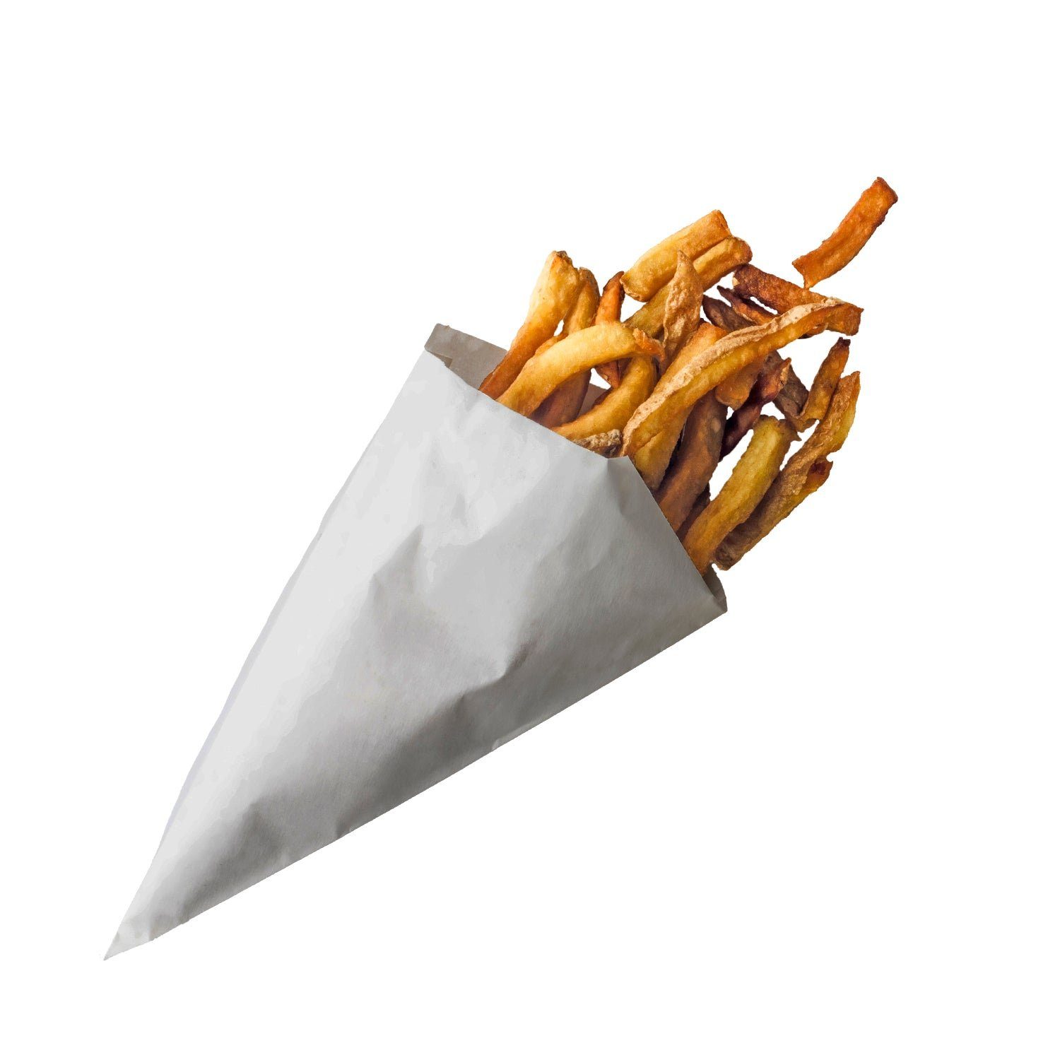 wisefood Einkaufsbeutel Papier Spitztüte - weiß für 100g - 1000 Stück