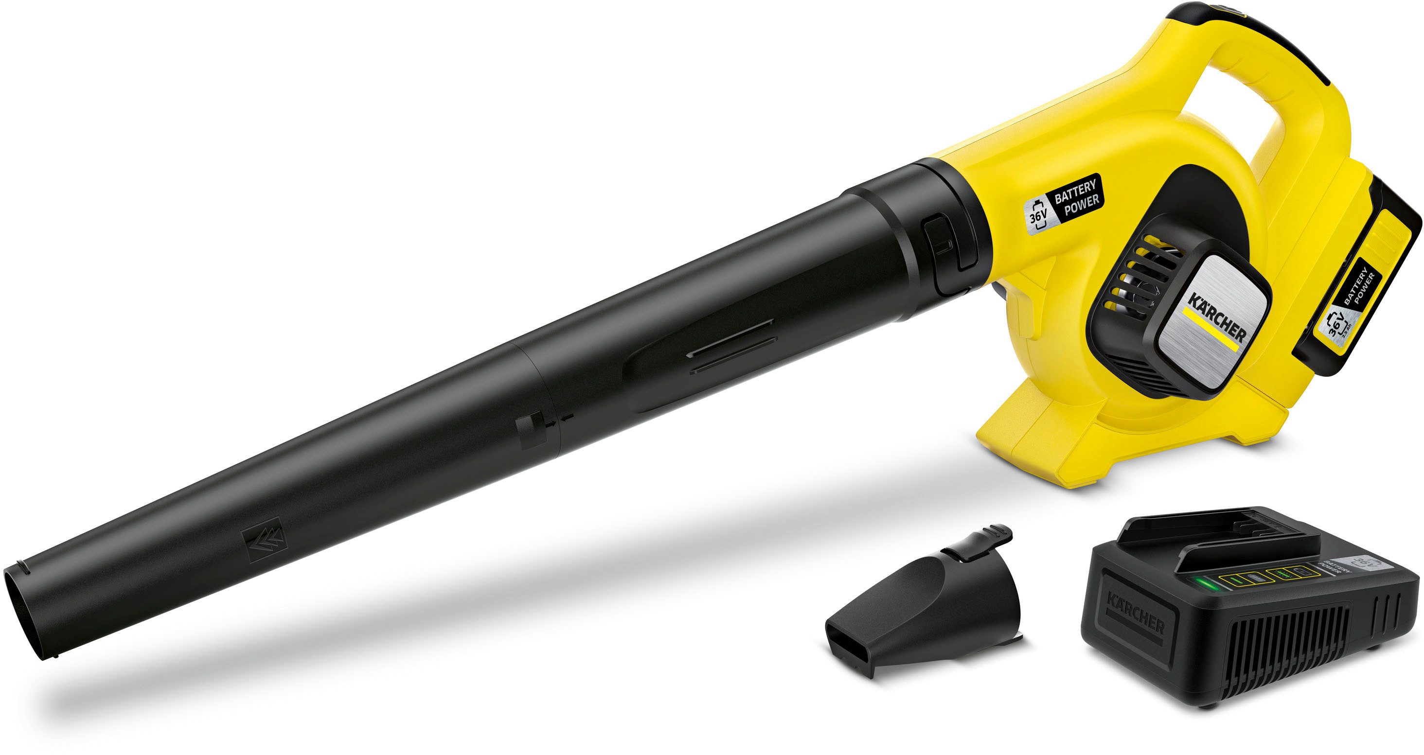 KÄRCHER Akku-Laubbläser LBL 4 BATTERY SET, mit Gebläserohr, Akku und Ladege günstig online kaufen