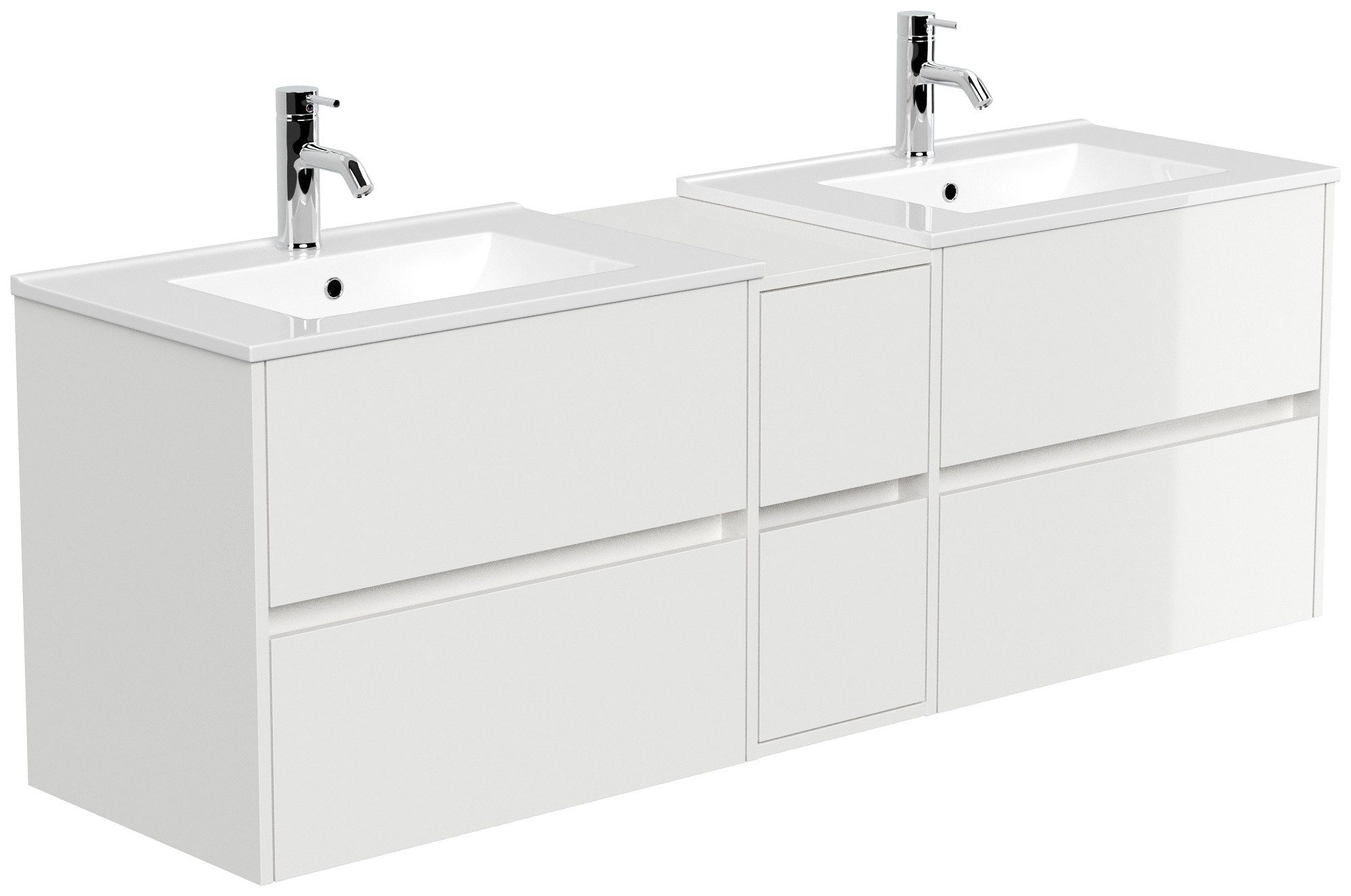 Magnolia Home Badmöbel-Set Badmöbelset Taifun 170cm günstig online kaufen