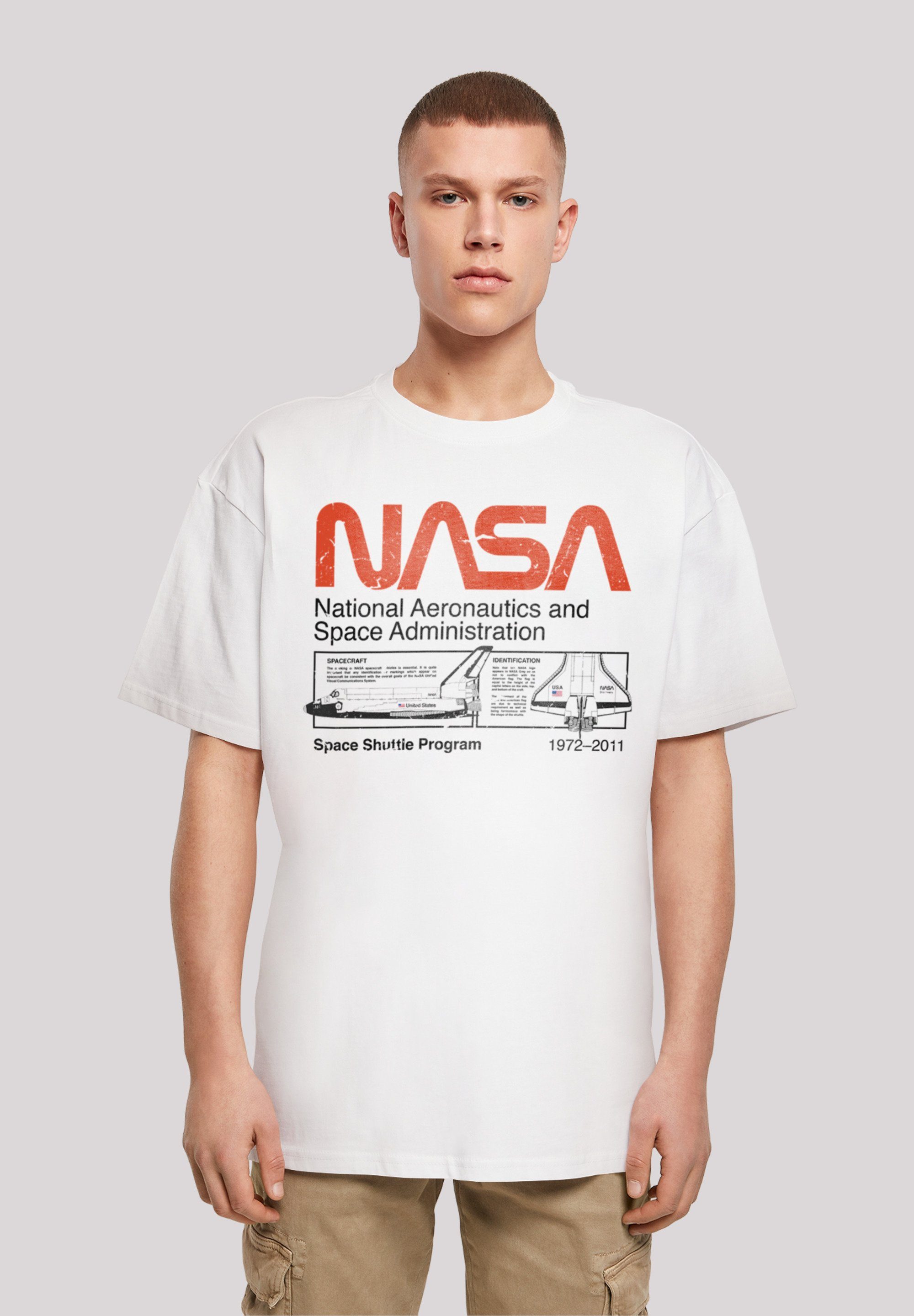 F4NT4STIC T-Shirt NASA Classic Space Shuttle Print