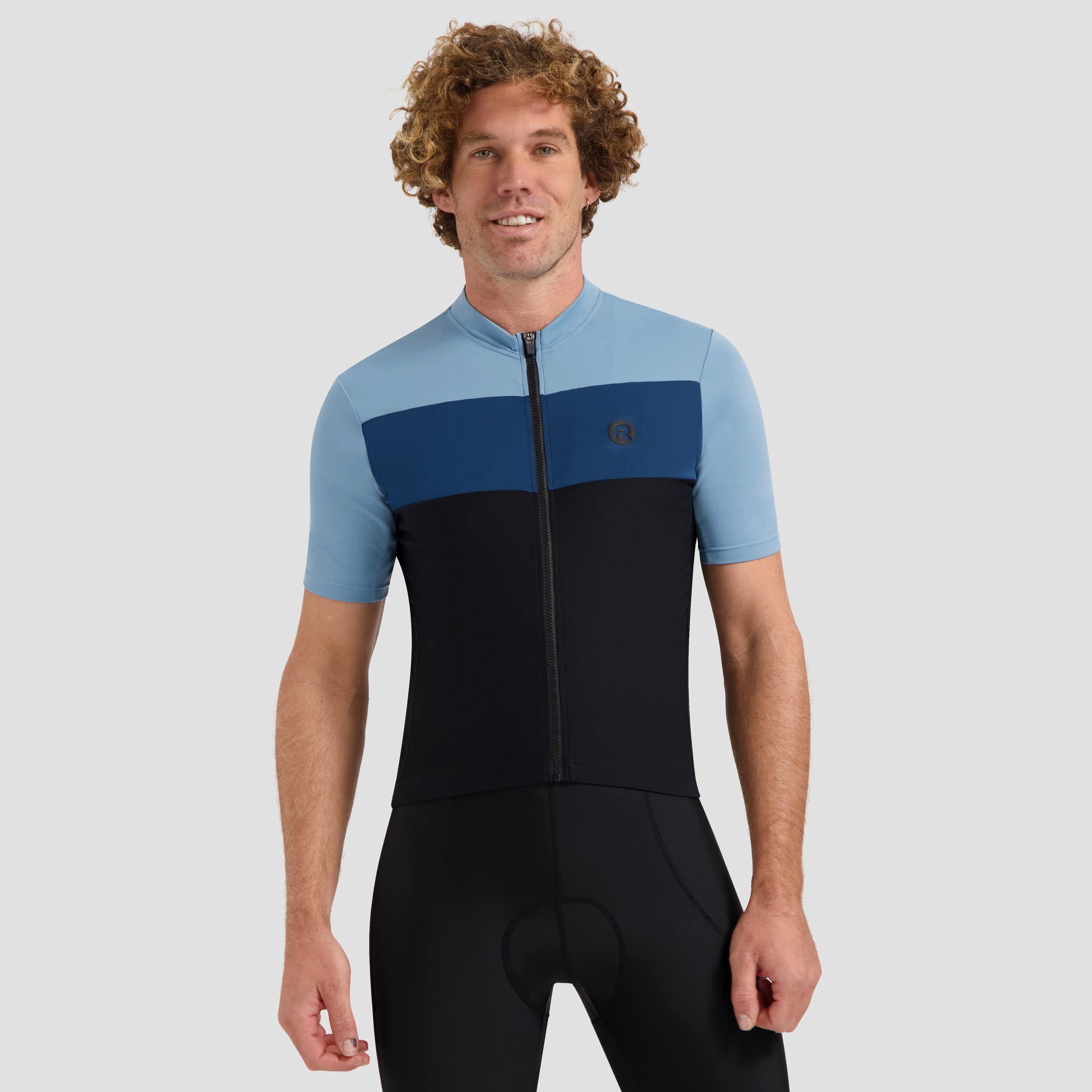 Rogelli Radtrikot Radtrikot Kurzarm Herren - Core Block