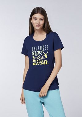 Chiemsee Print-Shirt T-Shirt mit Schriftzug 1